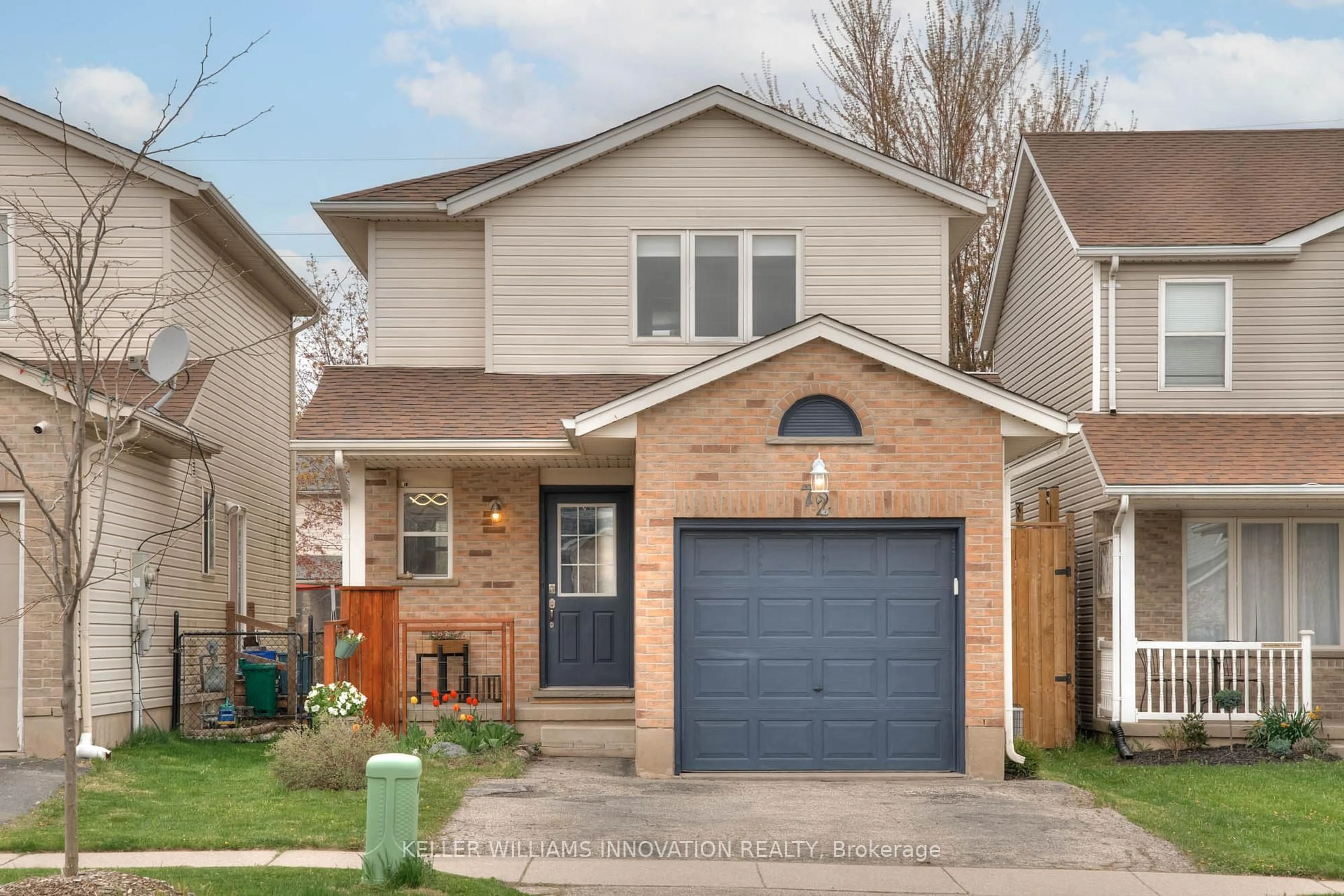 Home with brick exterior material, street for 72 Westmeadow Dr, Kitchener Ontario N2N 3N1