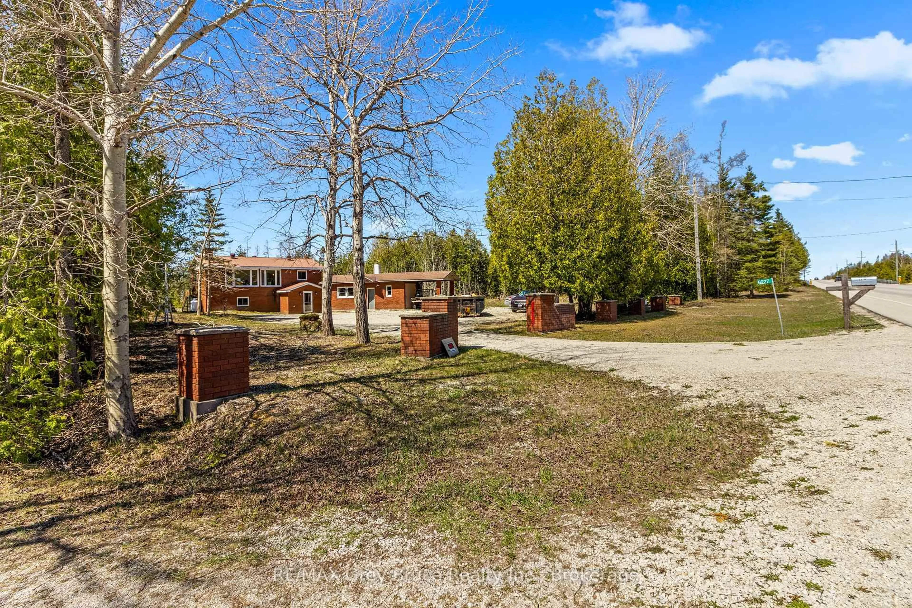 Patio, forest/trees view for 6227 Highway 6 Highway, Northern Bruce Peninsula Ontario N0H 2R0
