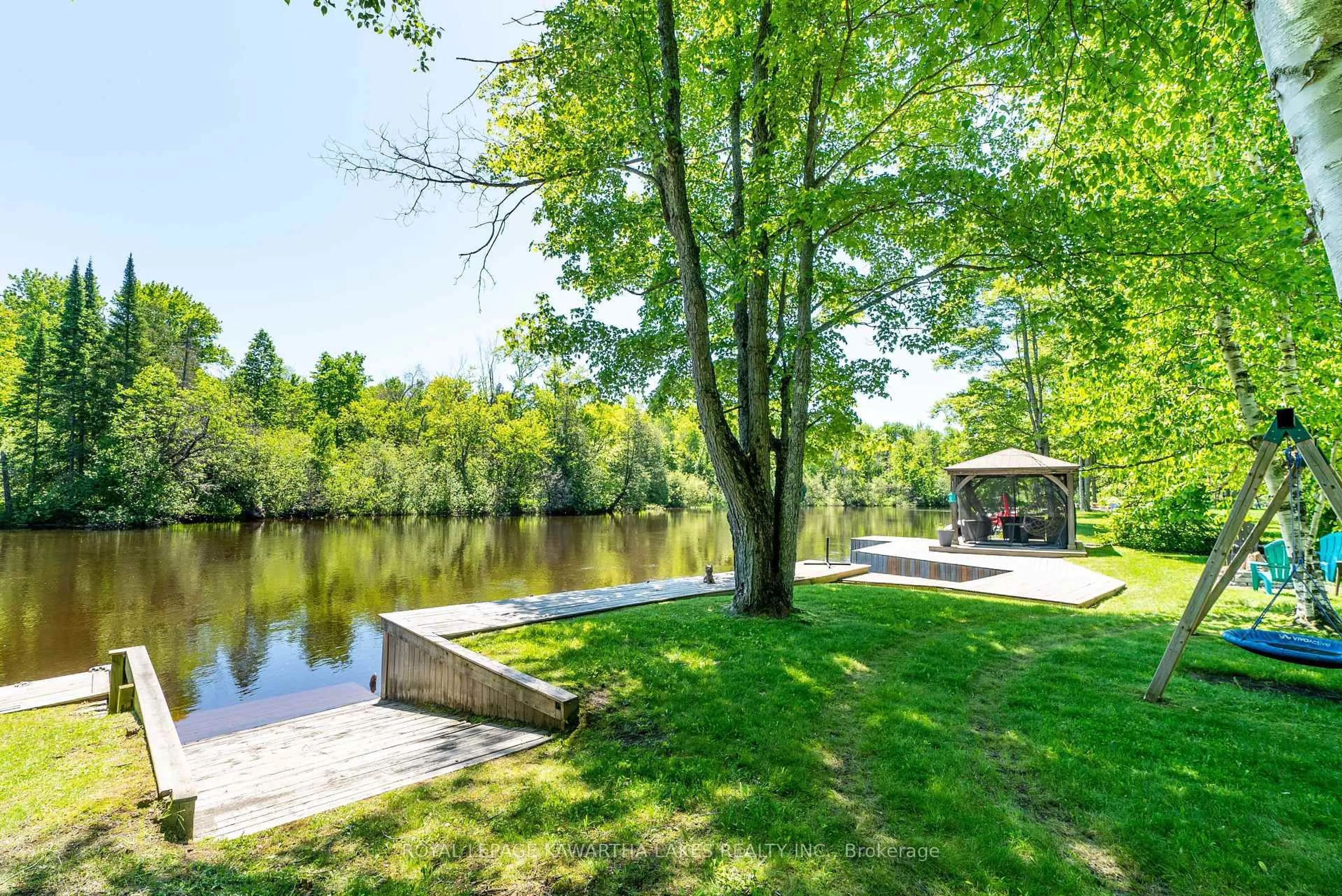 Patio, water/lake/river/ocean view for 117 Lenwil Rd, Kawartha Lakes Ontario K0M 1N0