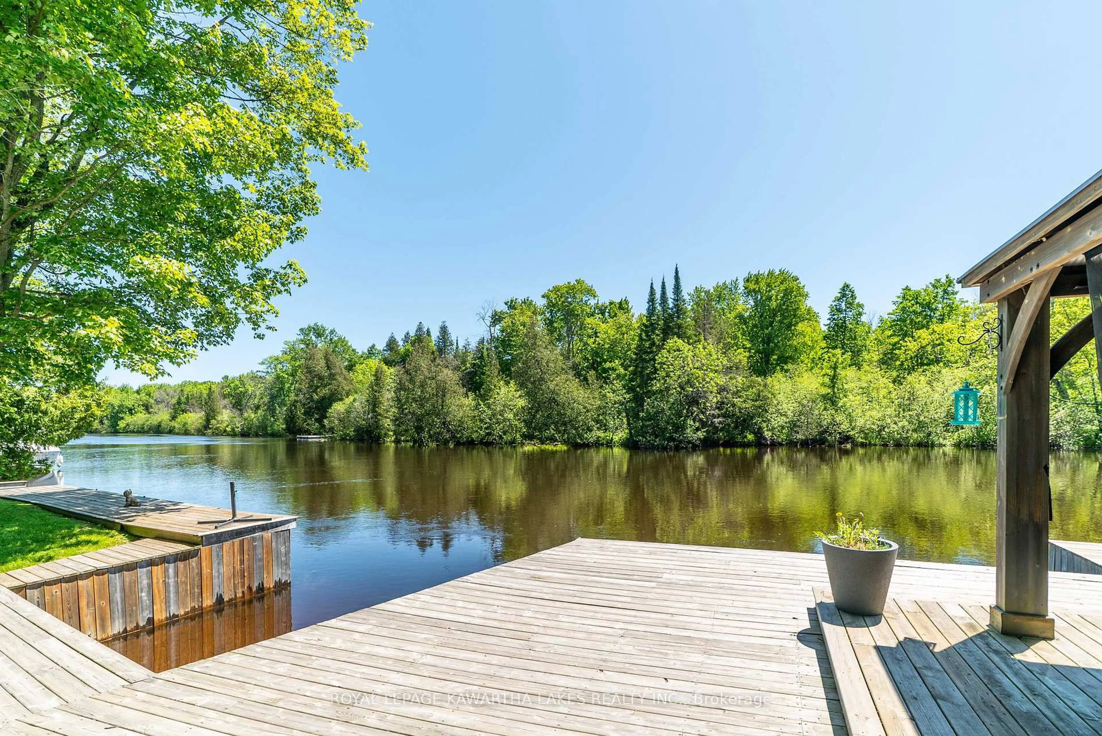 Patio, water/lake/river/ocean view for 117 Lenwil Rd, Kawartha Lakes Ontario K0M 1N0