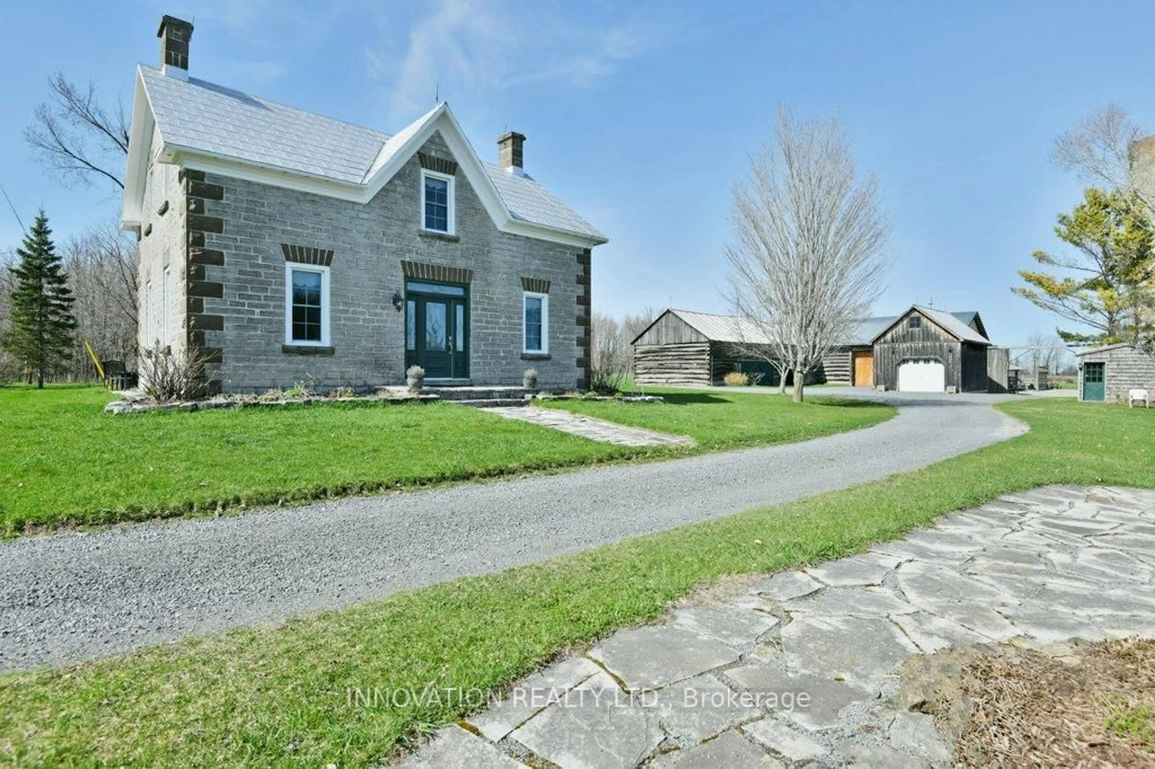 A pic from outside/outdoor area/front of a property/back of a property/a pic from drone, street for 1348 Derry Side Rd, Ashton Ontario K0A 1B0