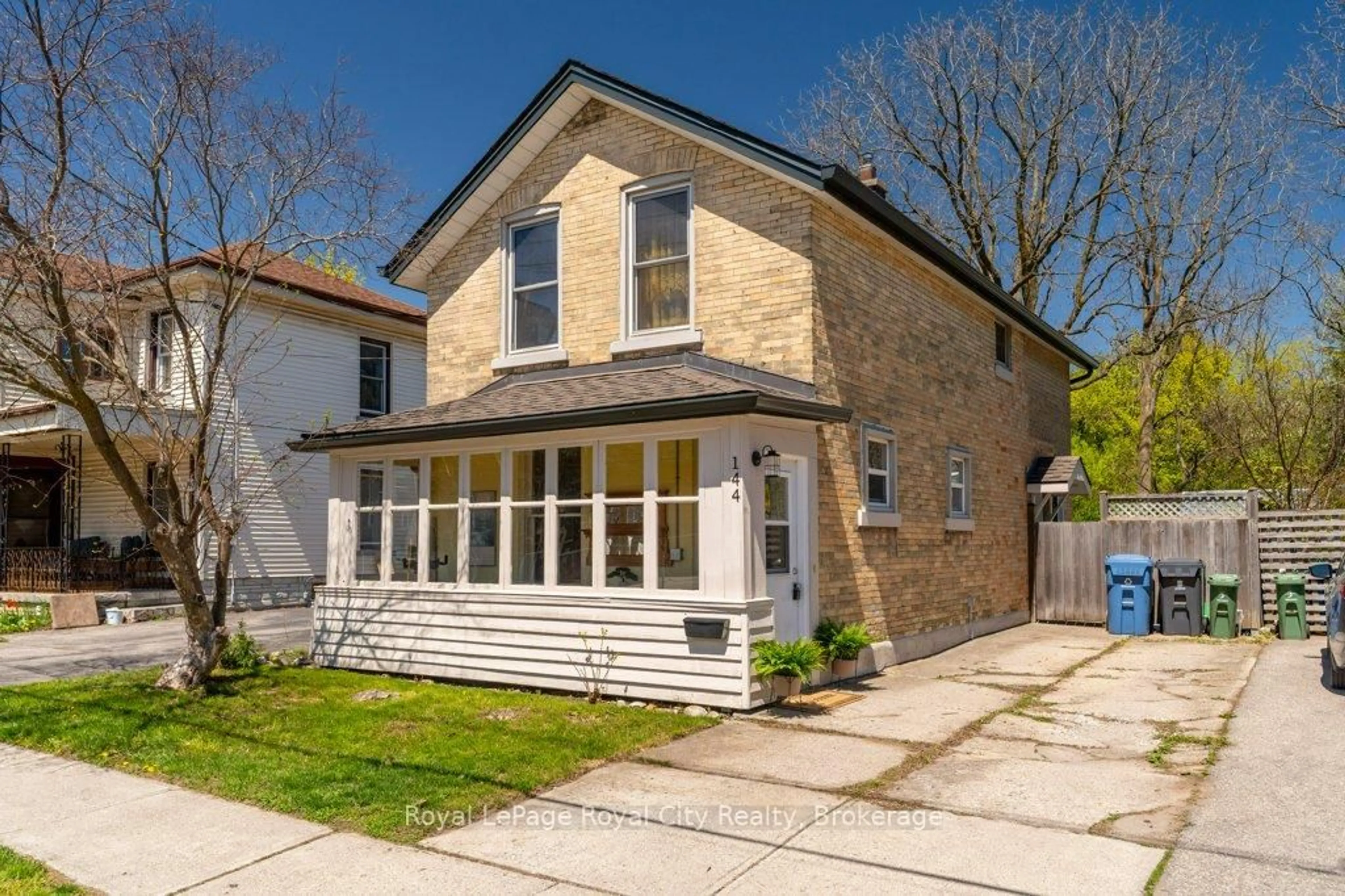 Home with brick exterior material, street for 144 Ontario St, Guelph Ontario N1E 3B4