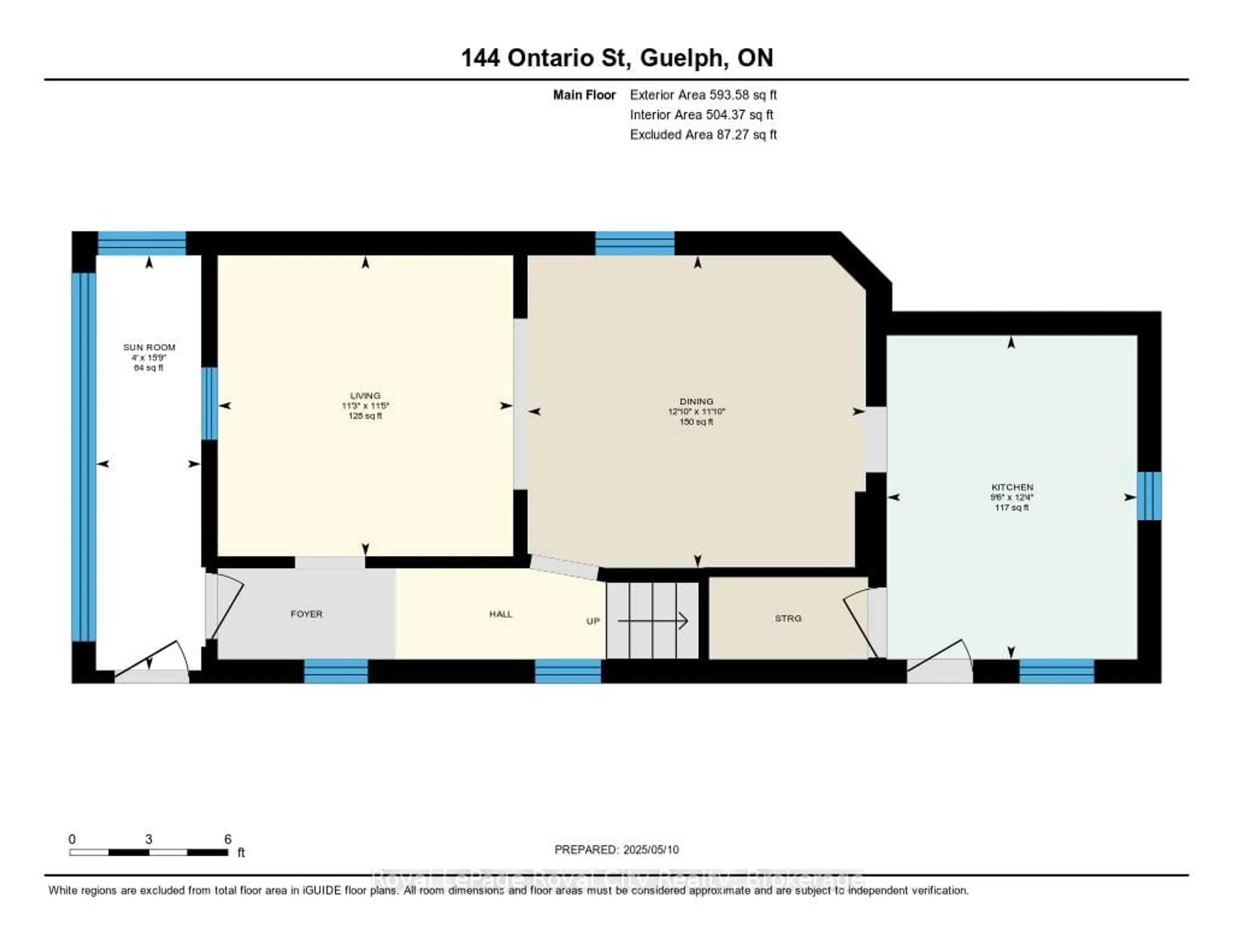 Floor plan for 144 Ontario St, Guelph Ontario N1E 3B4
