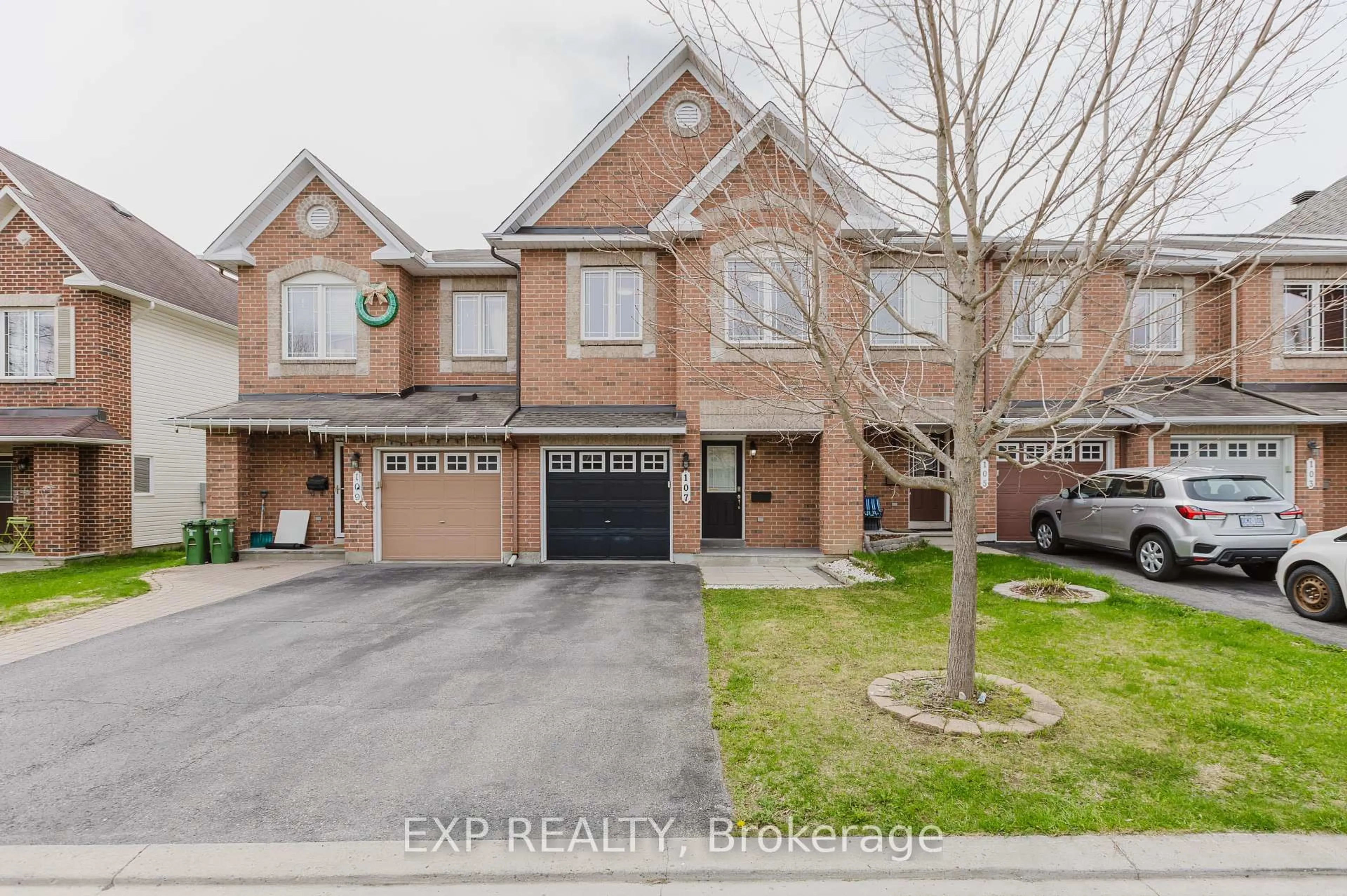 Home with brick exterior material, street for 107 WOODMILL Terr, Ottawa Ontario K2K 0B6
