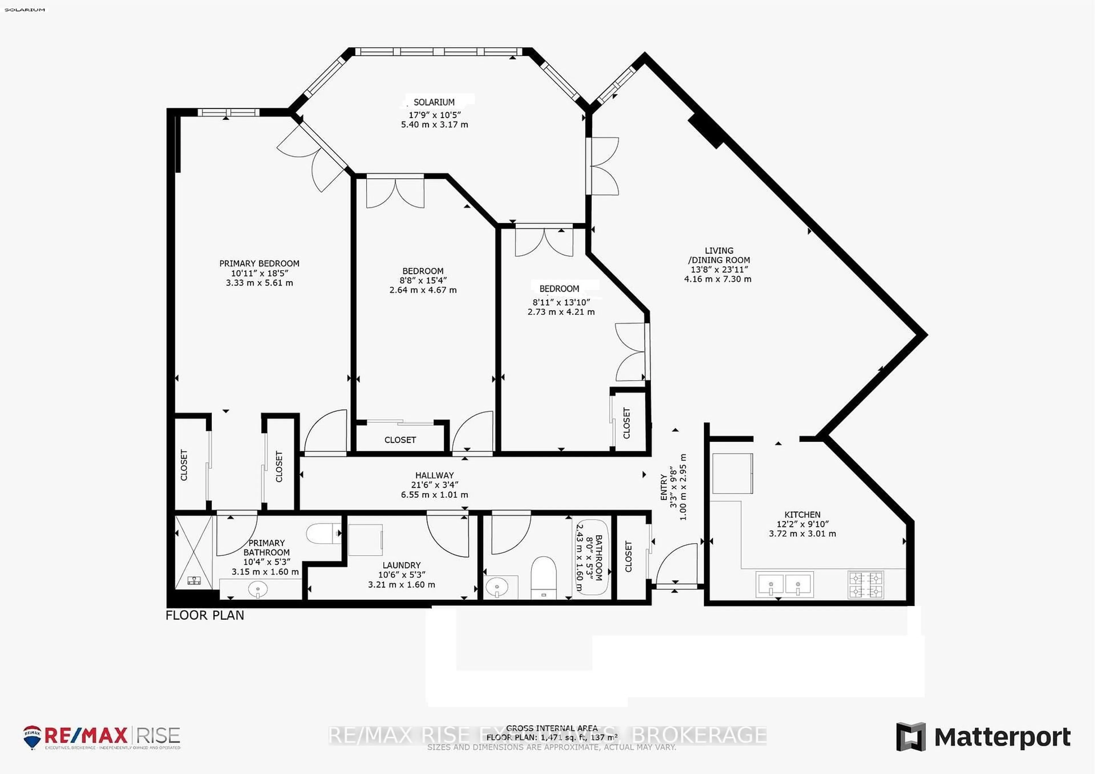 Floor plan for 675 Davis Dr #410, Kingston Ontario K7M 8L5