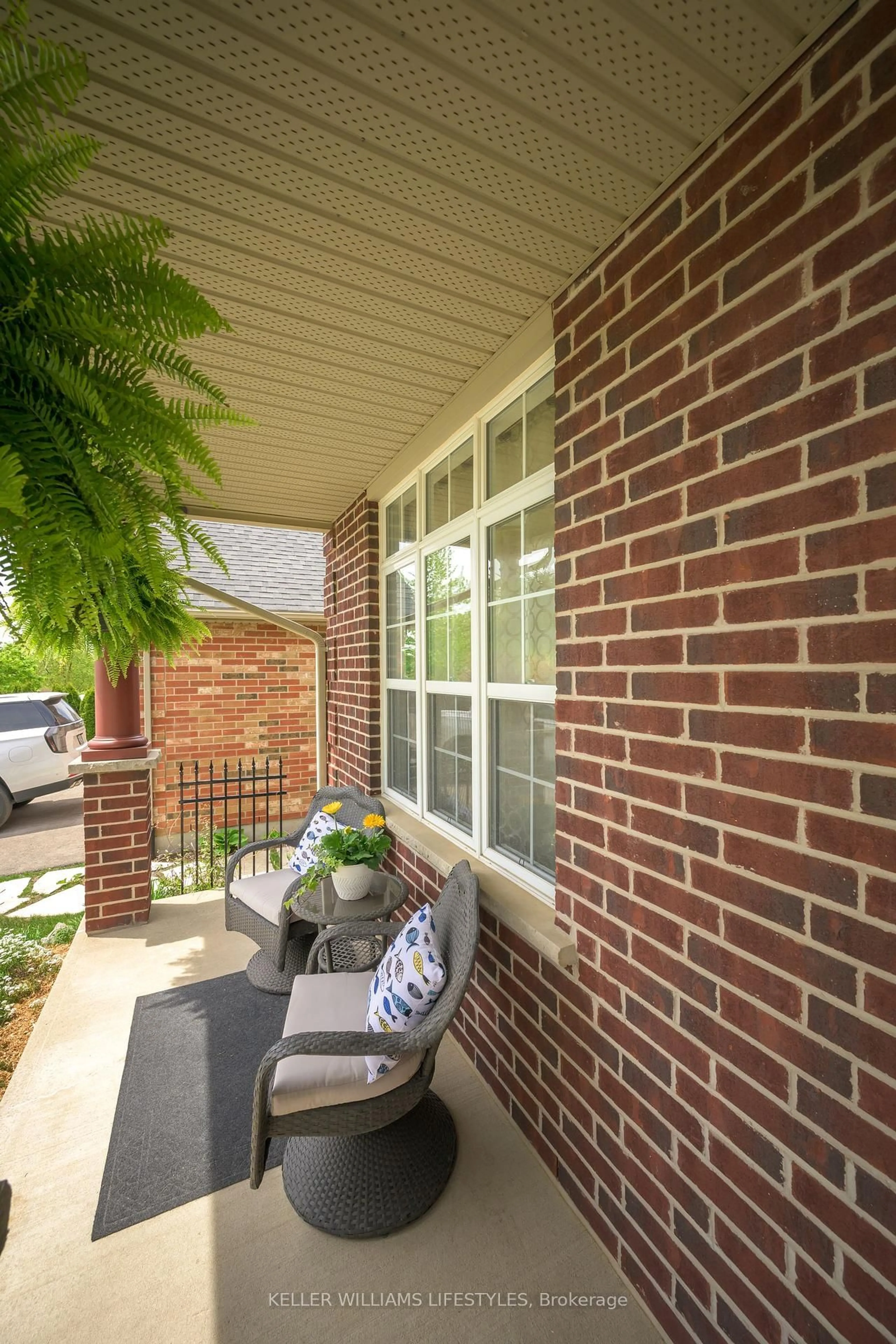 Home with brick exterior material, street for 28 Stonefield Lane, Middlesex Centre Ontario N0M 2A0