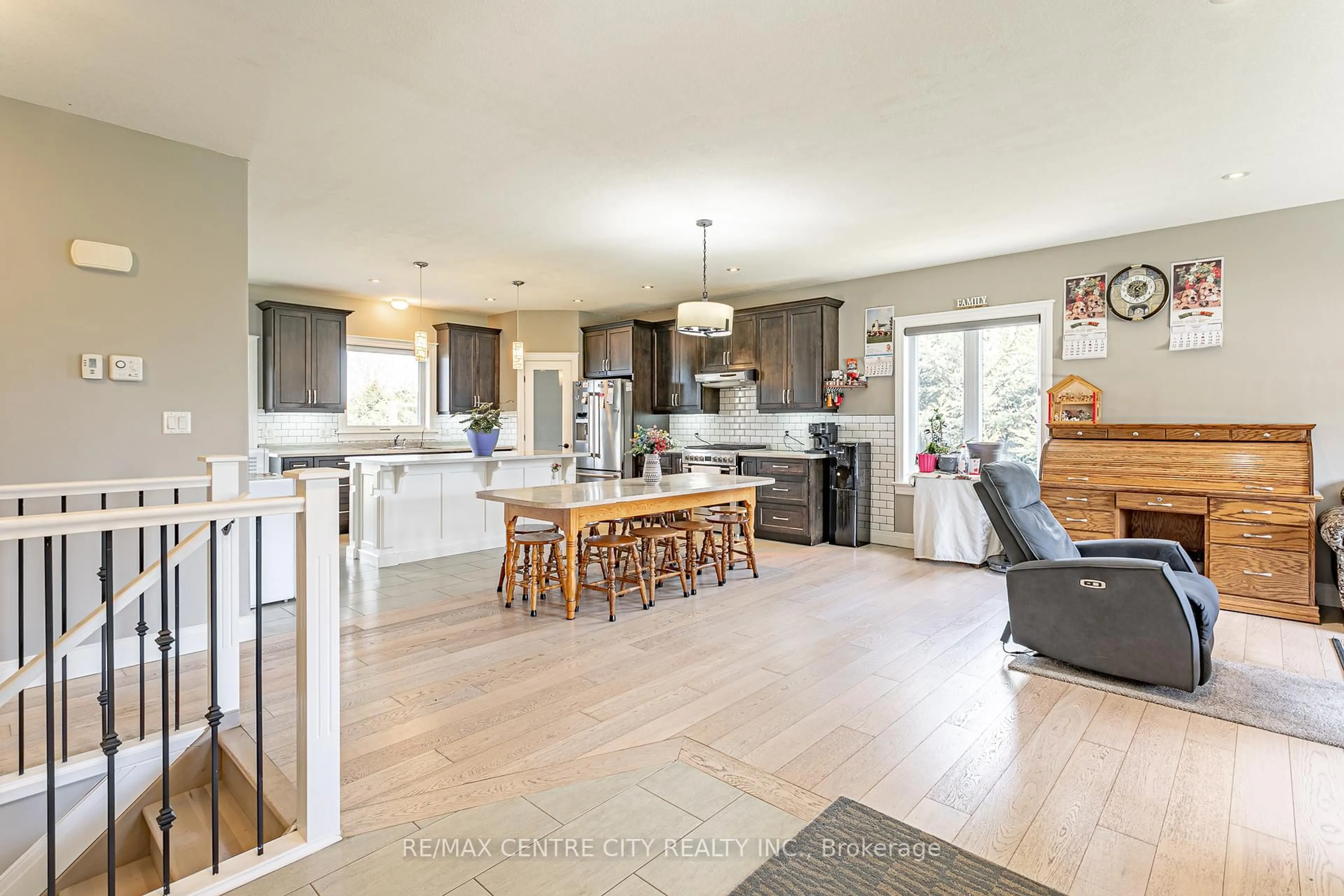 Open concept kitchen, unknown for 53672 Heritage Line, Bayham Ontario N5H 2R1