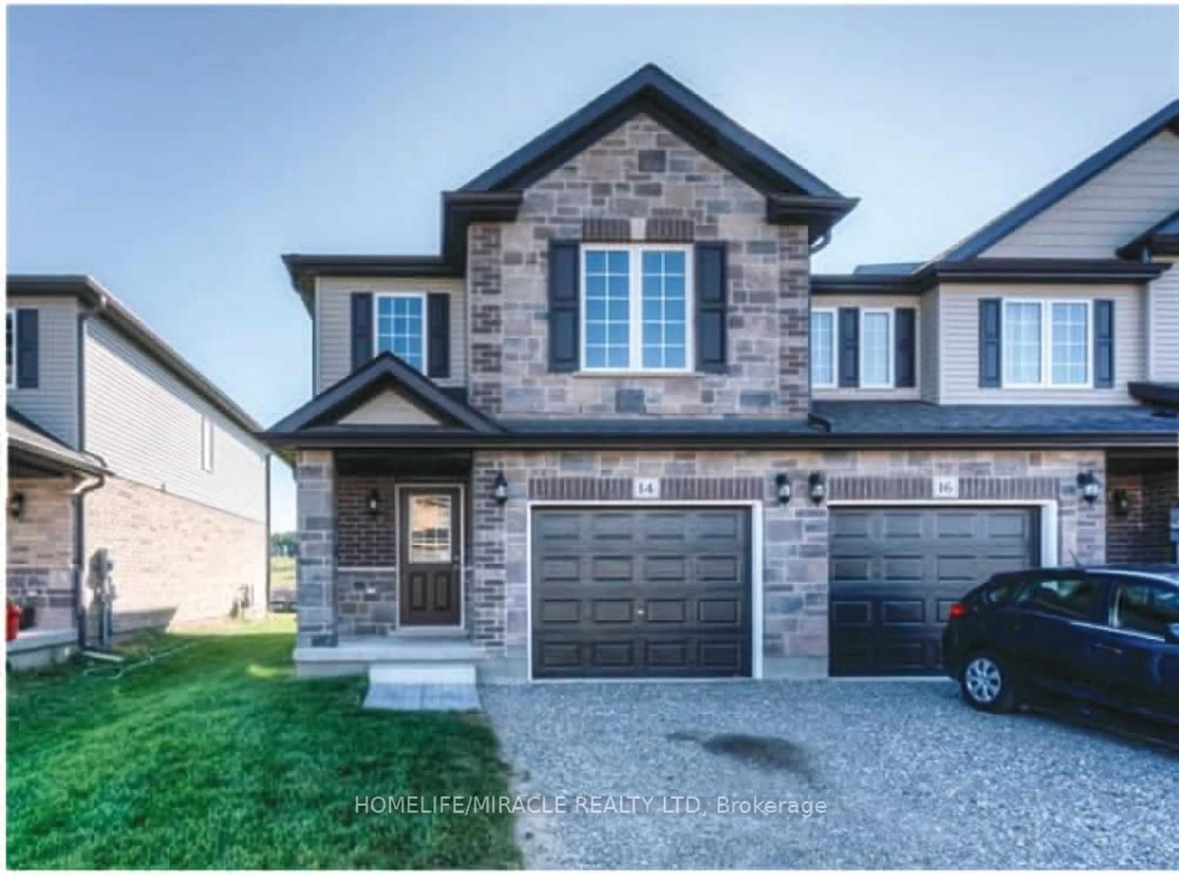 Home with brick exterior material, street for 14 Newstead Rd, Brant Ontario N3L 0G3
