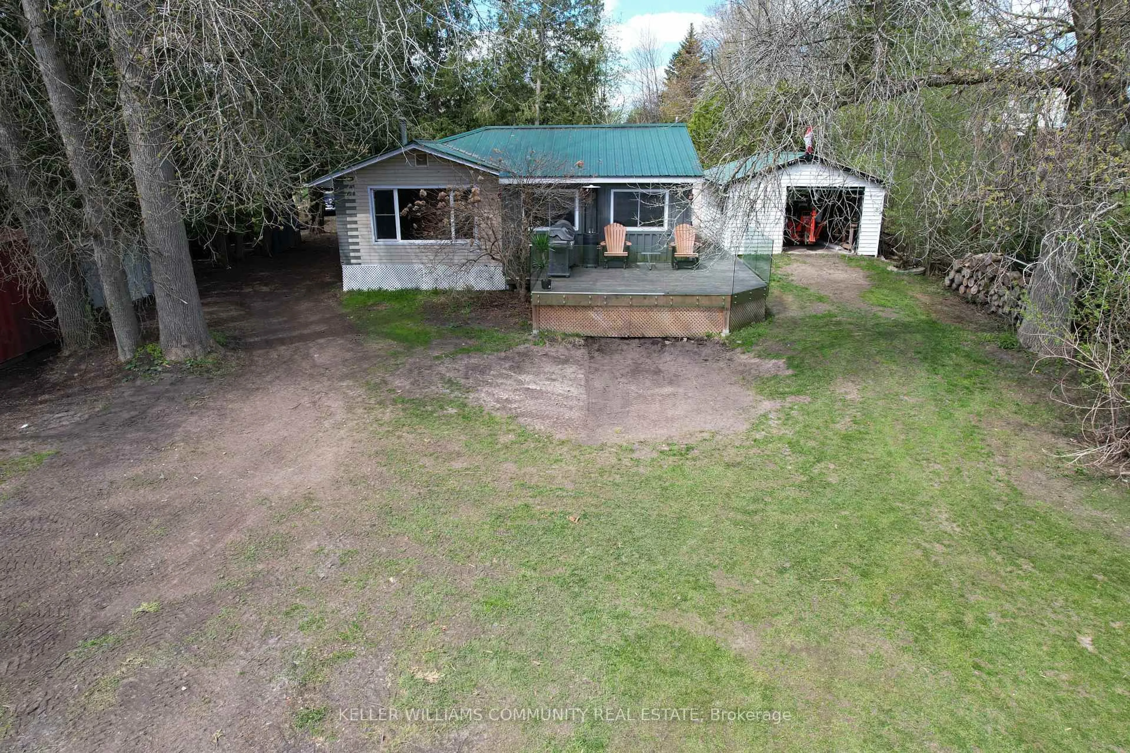 A pic from outside/outdoor area/front of a property/back of a property/a pic from drone, unknown for 4 Columbus St, Kawartha Lakes Ontario K9V 0J9