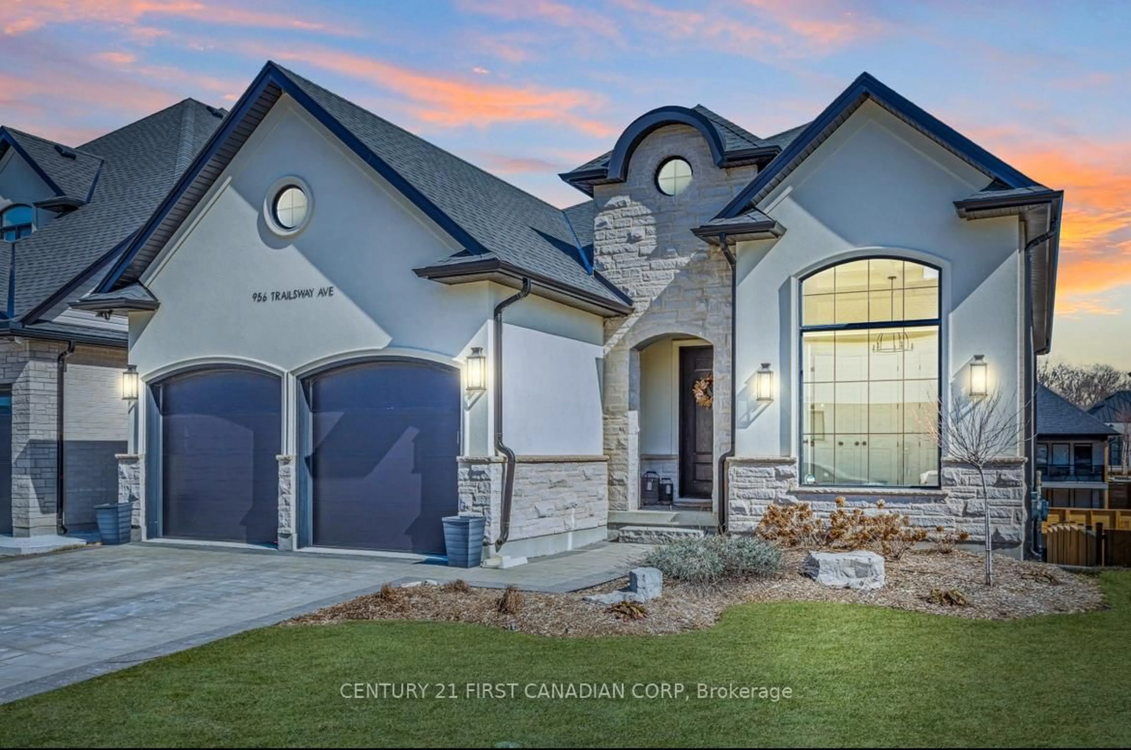 Home with brick exterior material, street for 956 TRAILSWAY Ave, London South Ontario N6K 0K7
