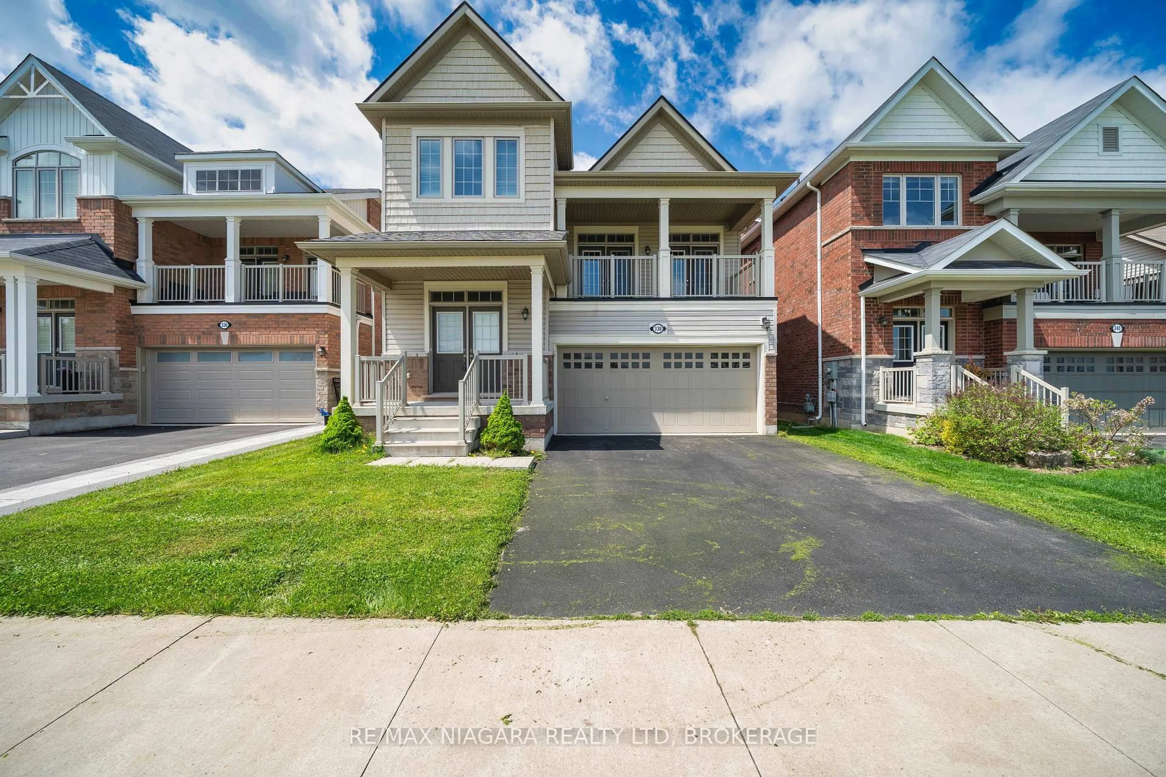 Home with brick exterior material, street for 338 CONCESSION 3 Rd, Niagara-on-the-Lake Ontario L0S 1J1