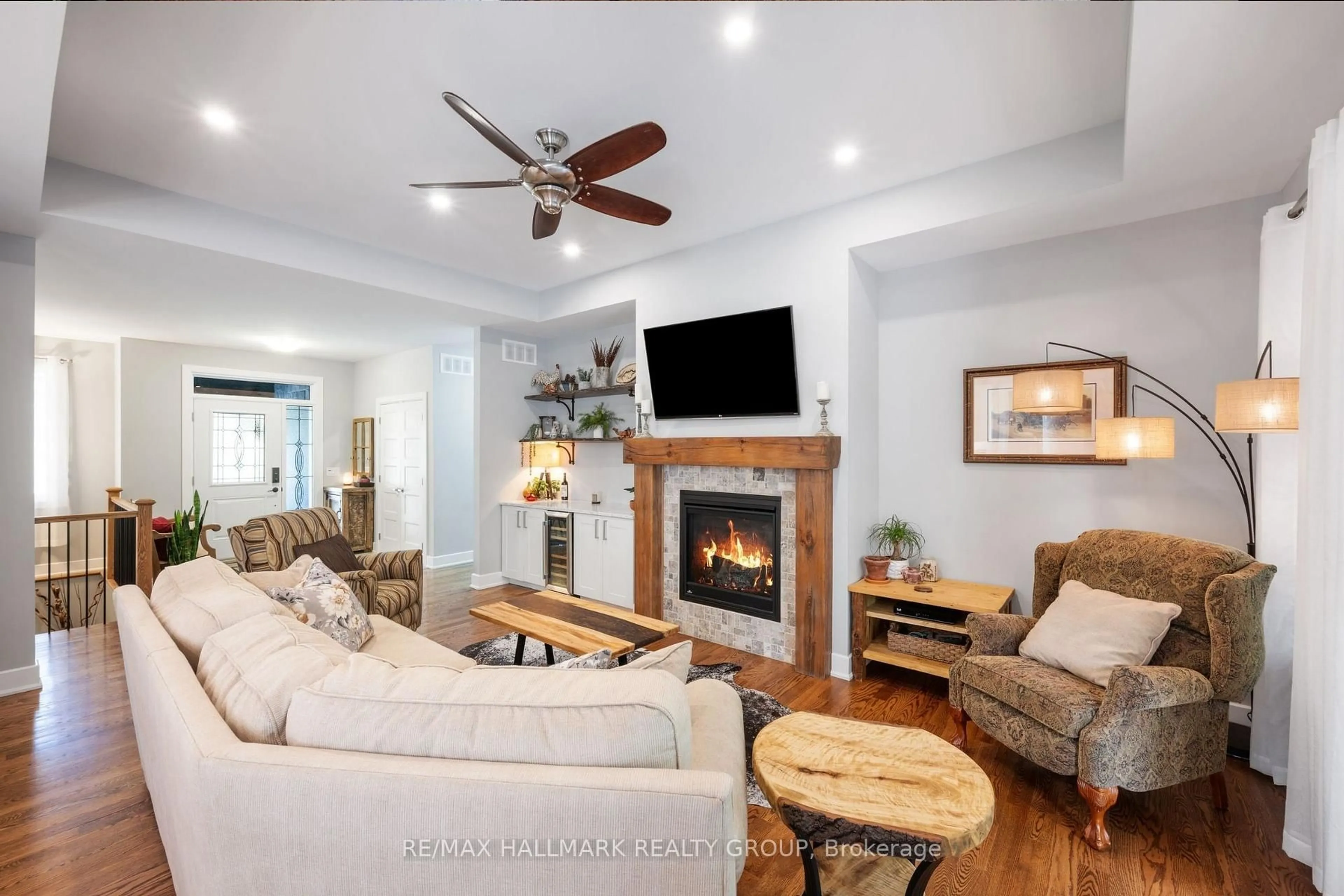 Living room with furniture, unknown for 691 Ebbs Bay Rd, Carleton Place Ontario K7C 0C5