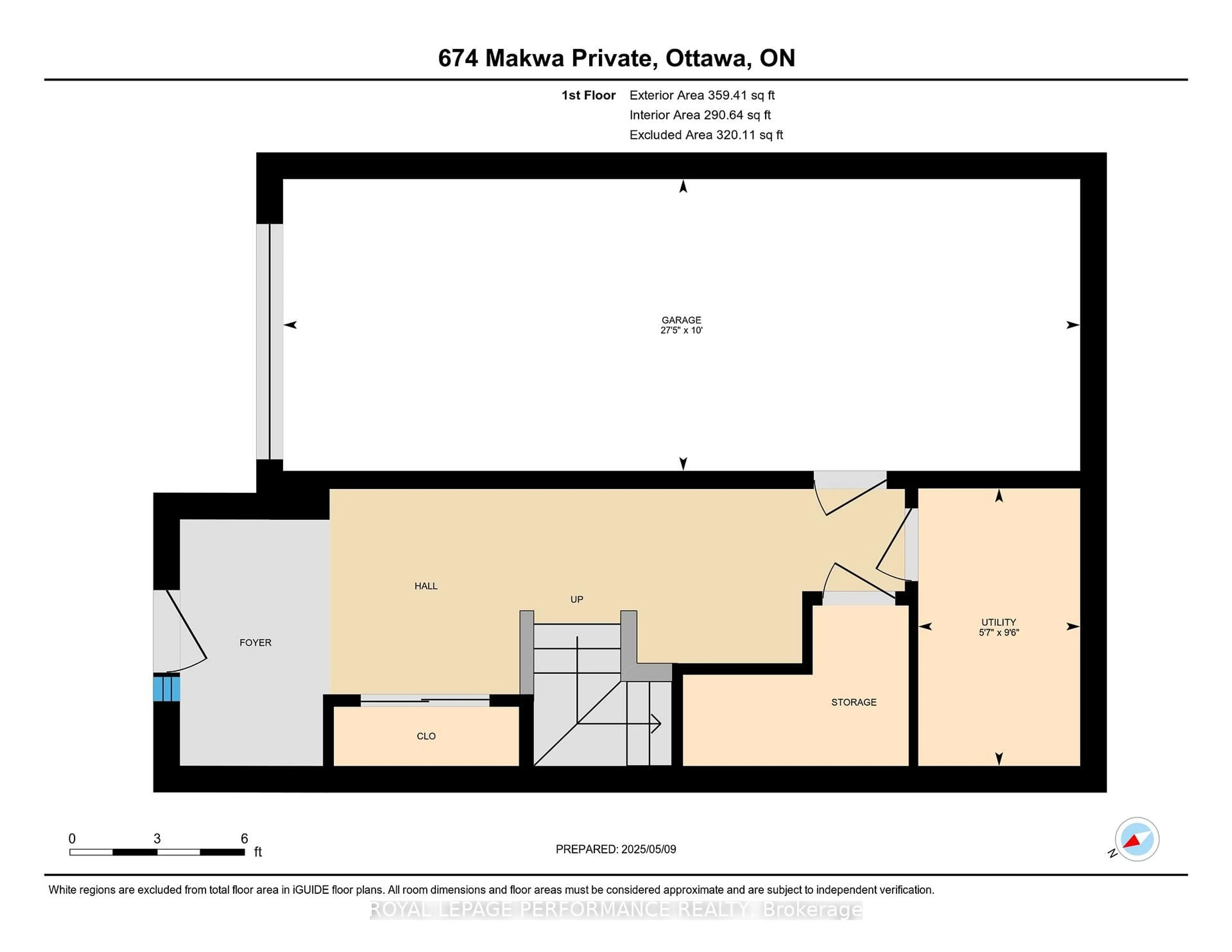 Floor plan for 674 Makwa Private, Ottawa Ontario K1K 5A3