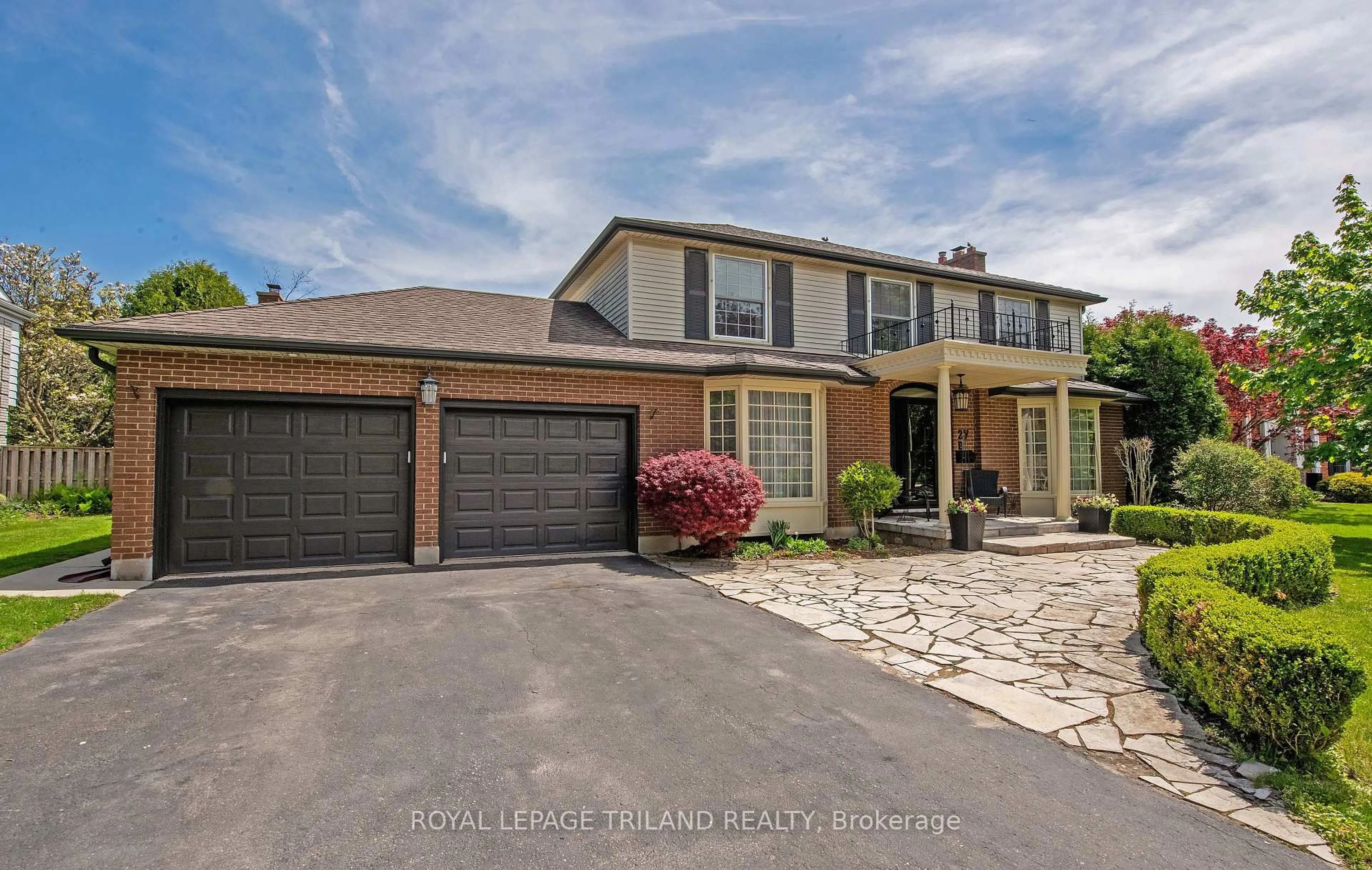 Home with brick exterior material, street for 27 Cherokee Rd, London North Ontario N6G 2N7