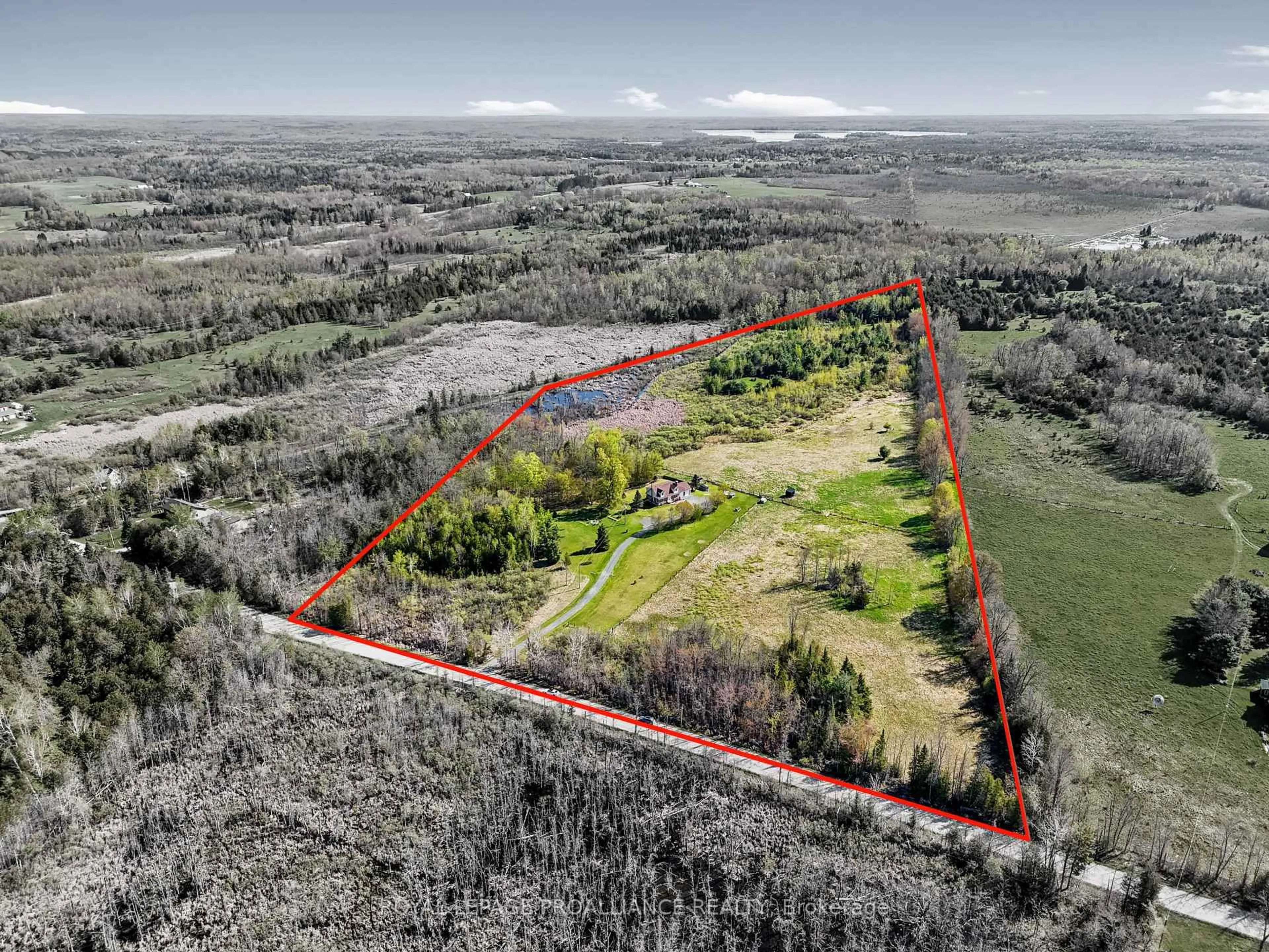 A pic from outside/outdoor area/front of a property/back of a property/a pic from drone, forest/trees view for 773 Belmont Township 4th Line, Havelock-Belmont-Methuen Ontario K0L 1Z0