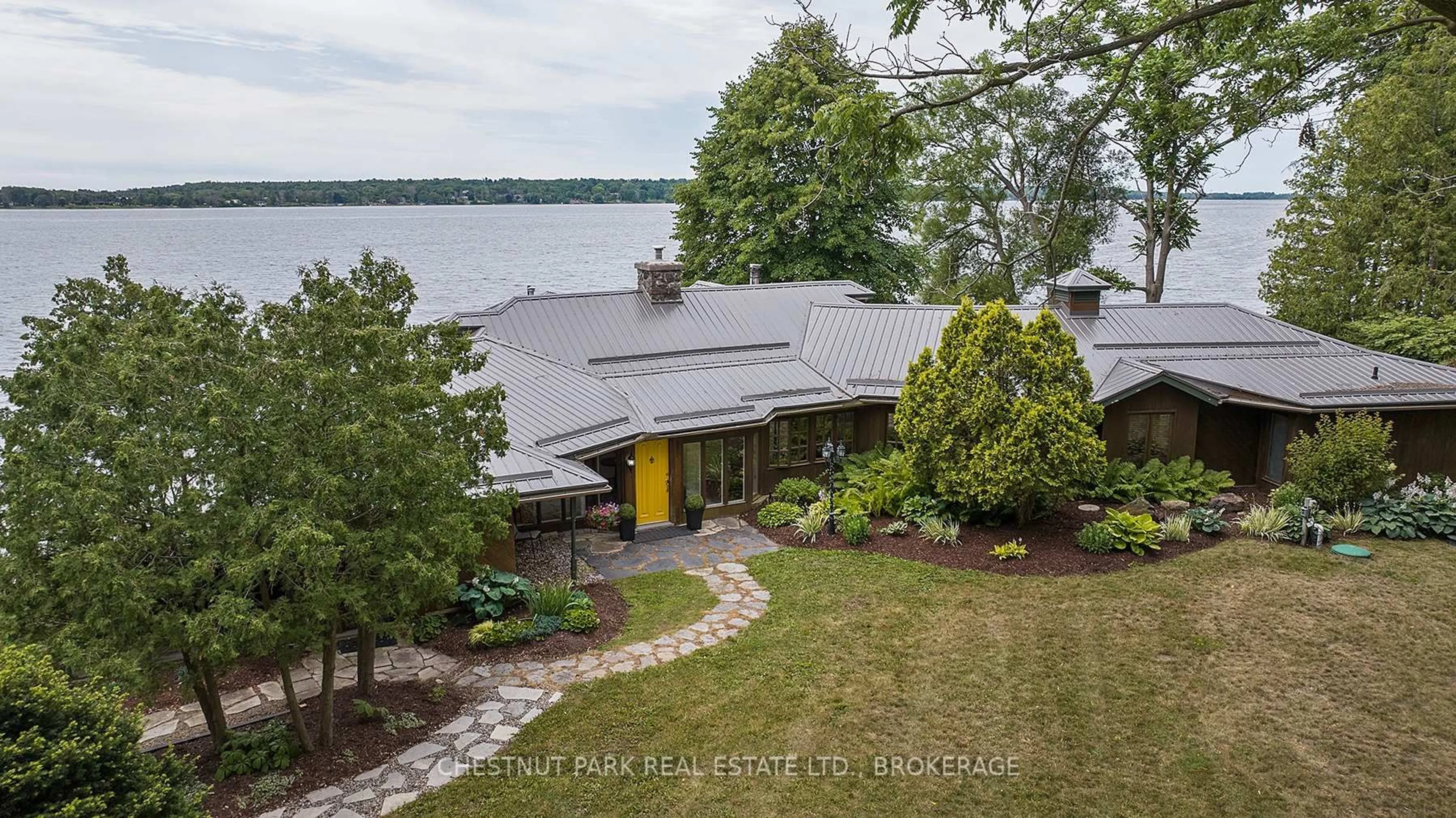A pic from outside/outdoor area/front of a property/back of a property/a pic from drone, water/lake/river/ocean view for 1782 Old Highway 2 N/A, Quinte West Ontario K8N 4Z2