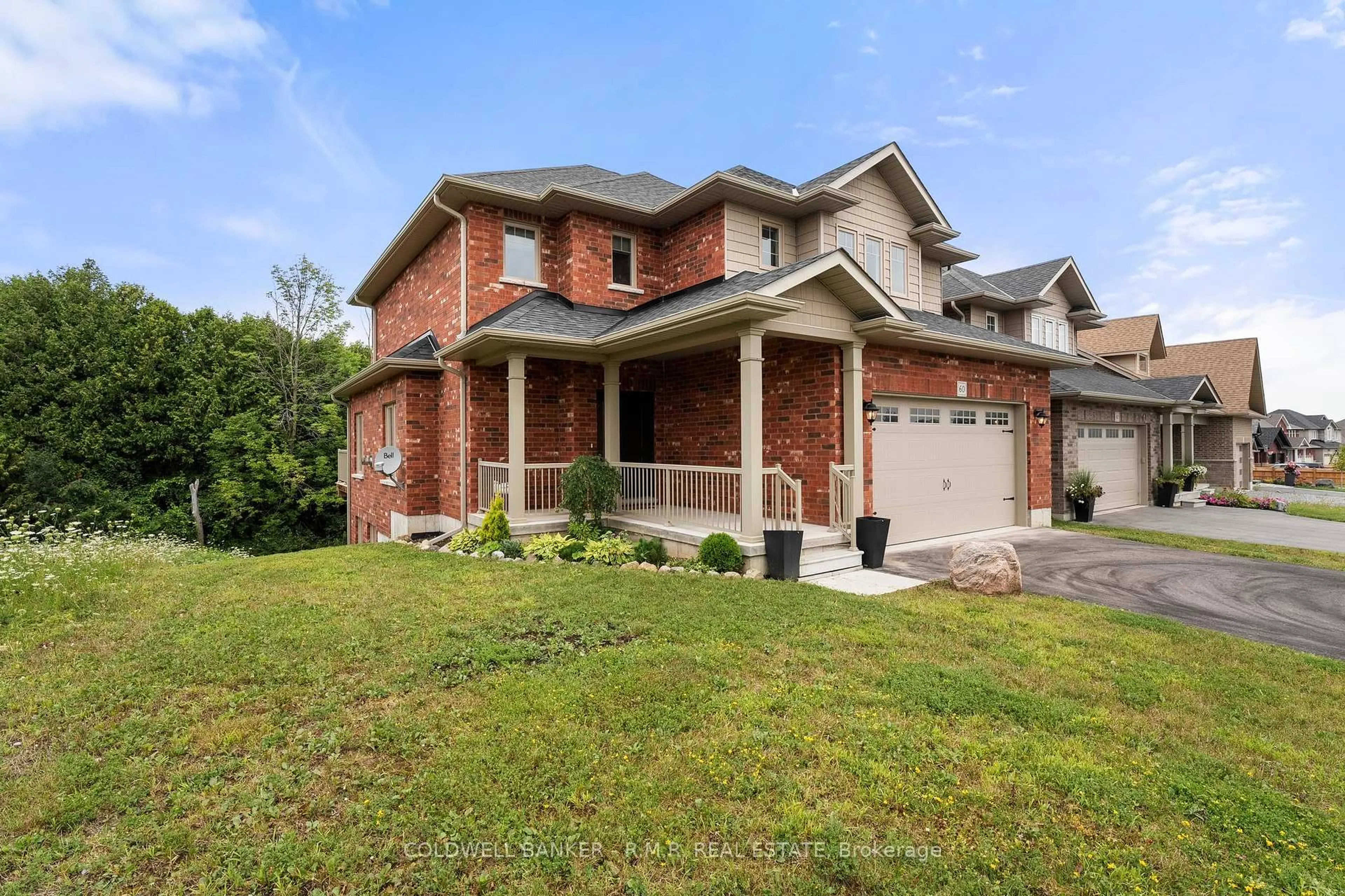 Home with brick exterior material, street for 60 Alcorn Dr, Kawartha Lakes Ontario K9V 0M7
