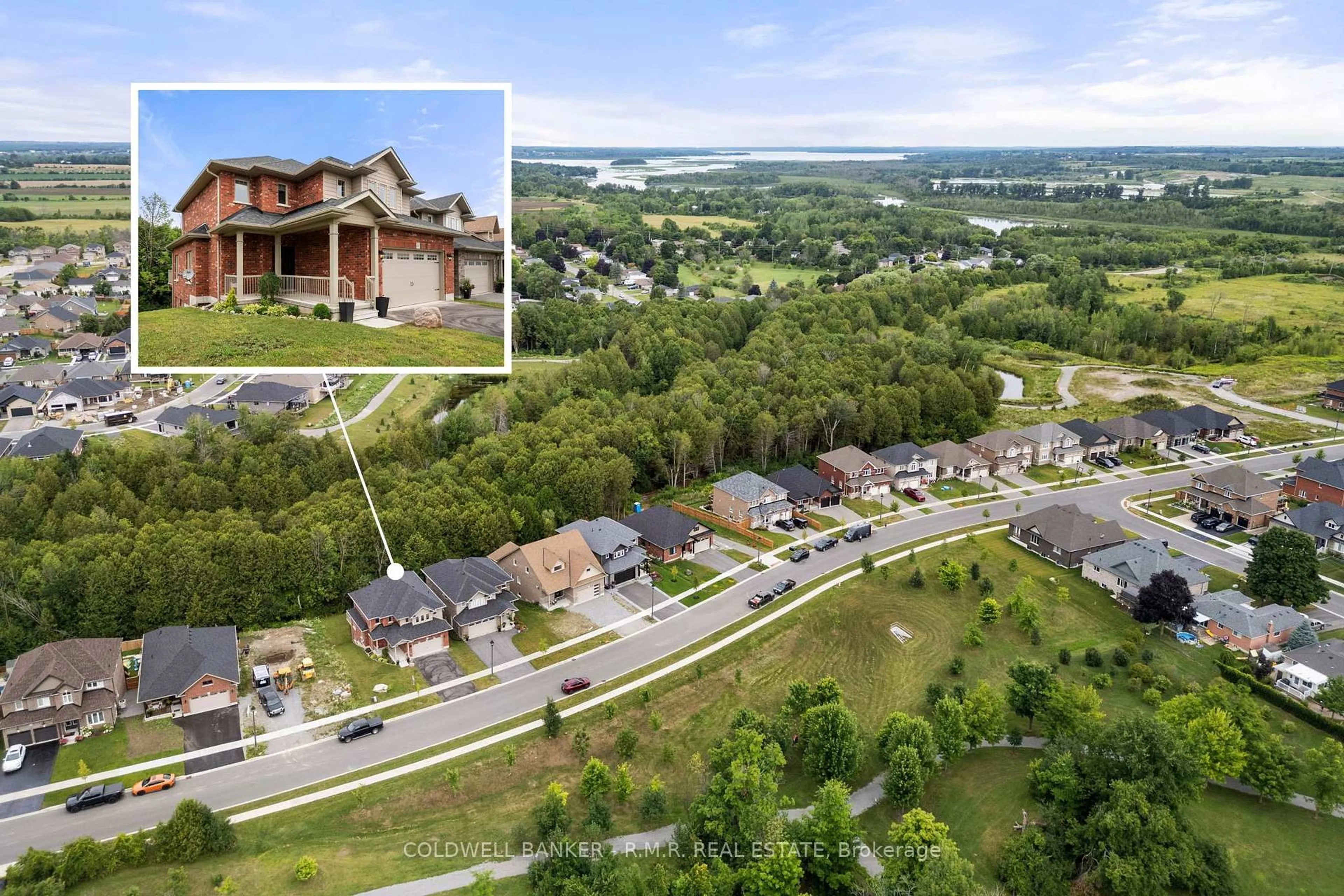 A pic from outside/outdoor area/front of a property/back of a property/a pic from drone, mountain view for 60 Alcorn Dr, Kawartha Lakes Ontario K9V 0M7