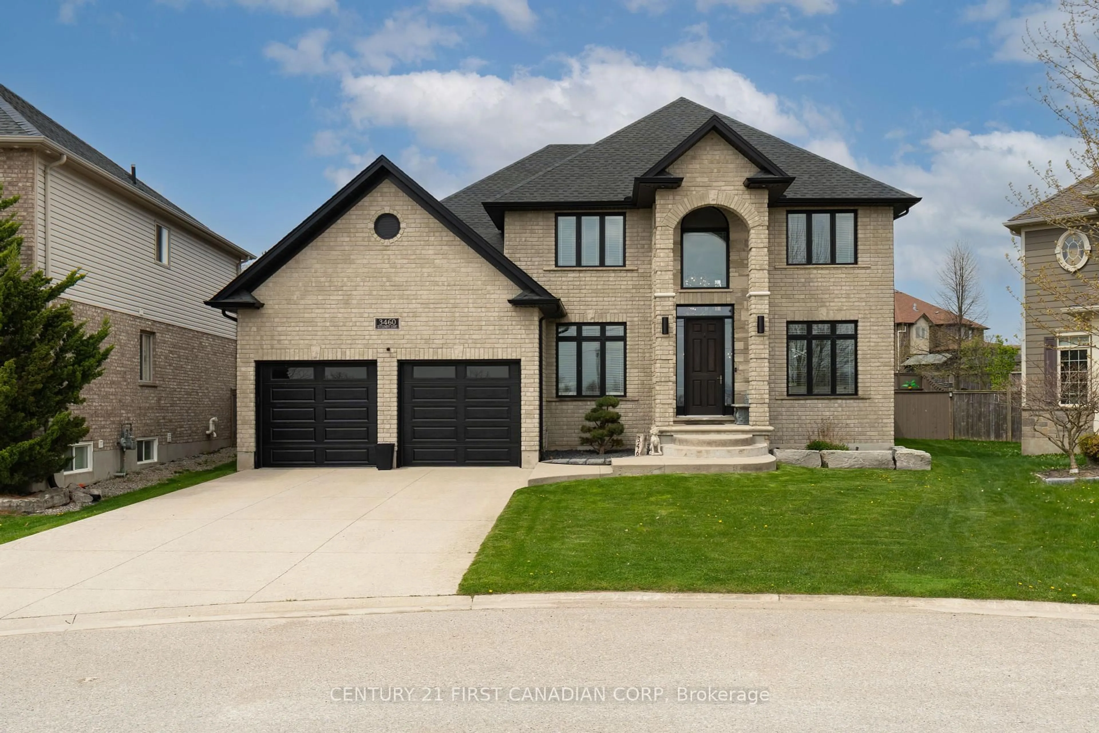 Home with brick exterior material, street for 3460 Settlement Crt, London South Ontario N6P 0A7