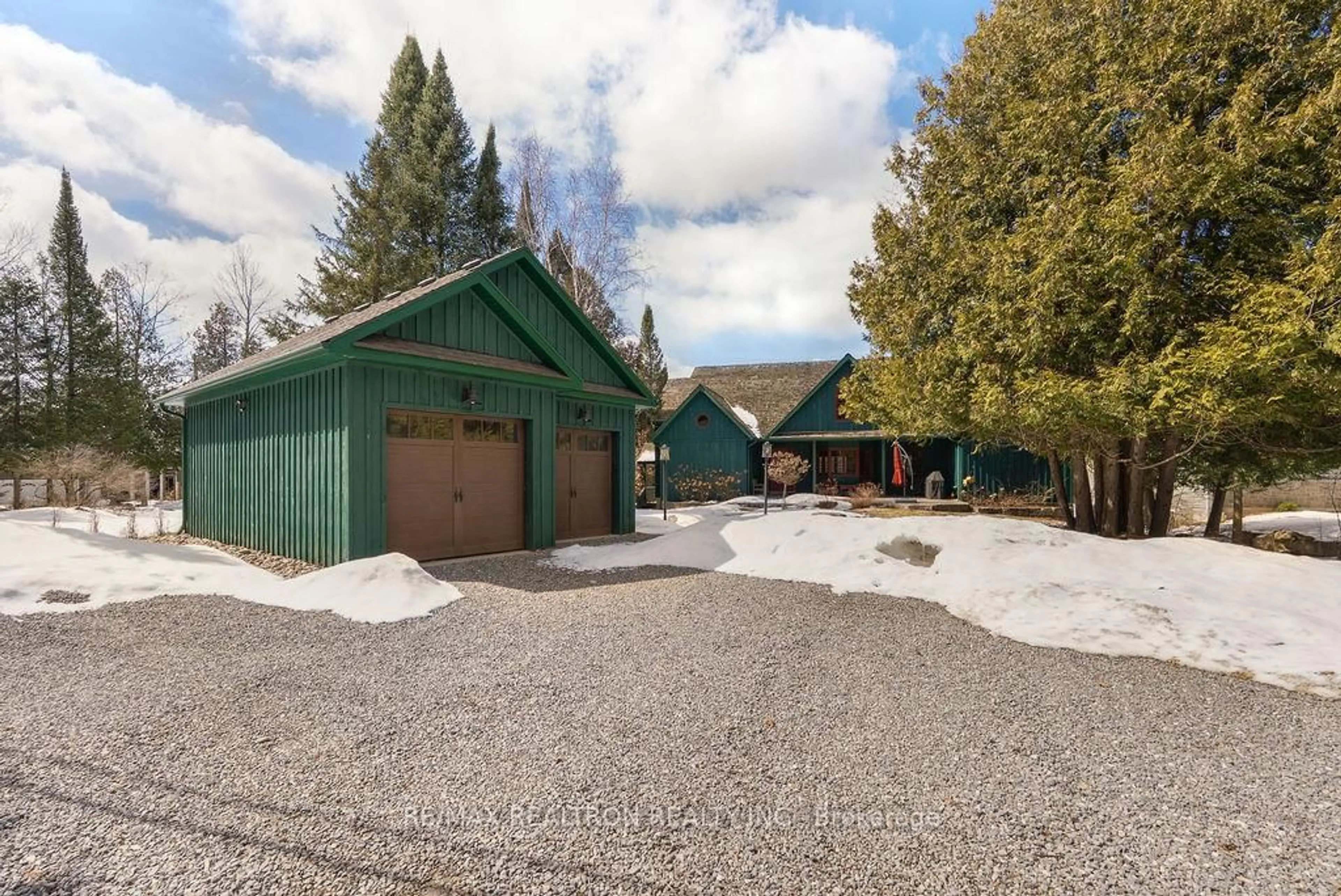 A pic from outside/outdoor area/front of a property/back of a property/a pic from drone, mountain view for 304 Indian Point Rd, Kawartha Lakes Ontario K0M 1K0