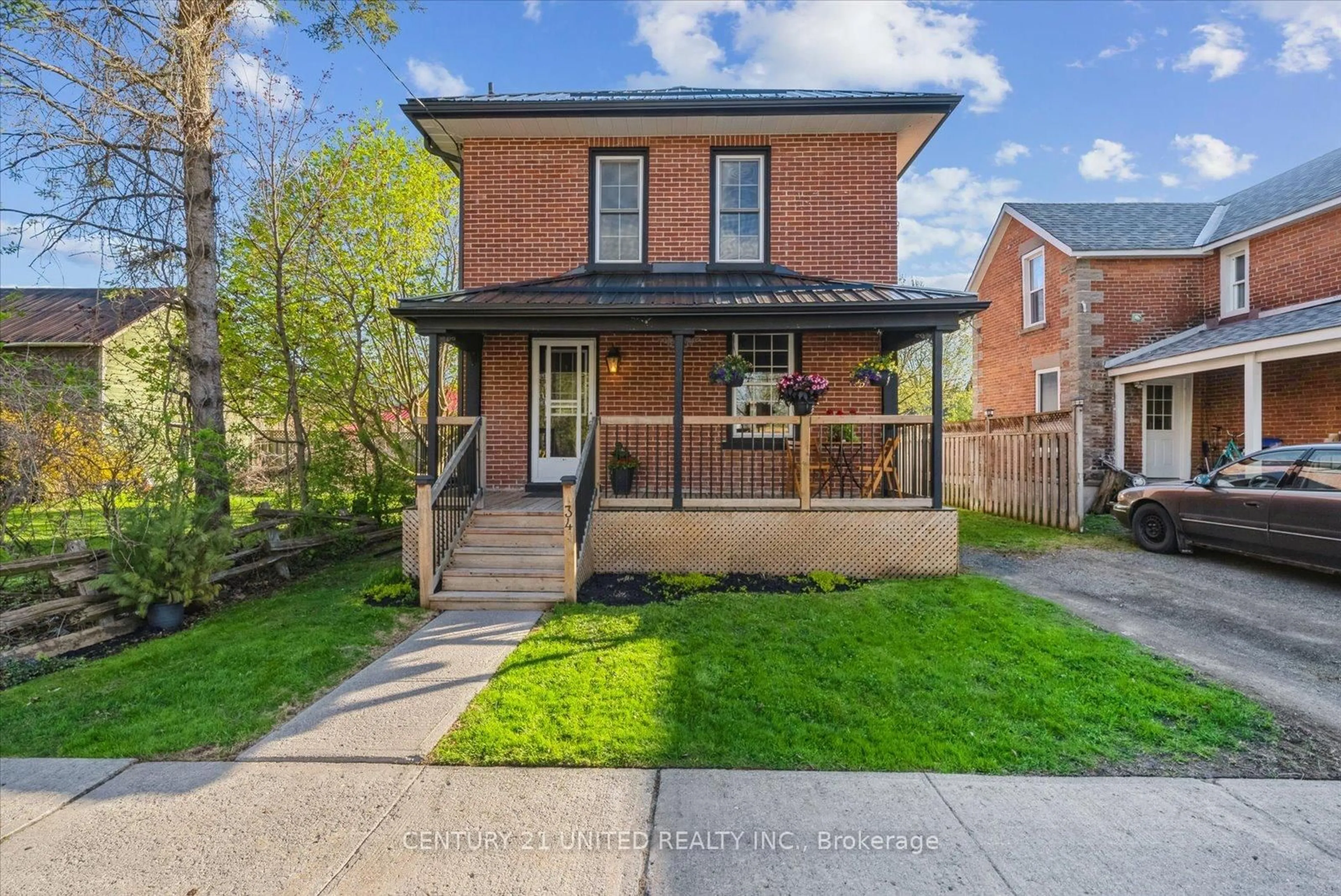 Home with brick exterior material, street for 34 Church Ave, Trent Hills Ontario K0L 1L0
