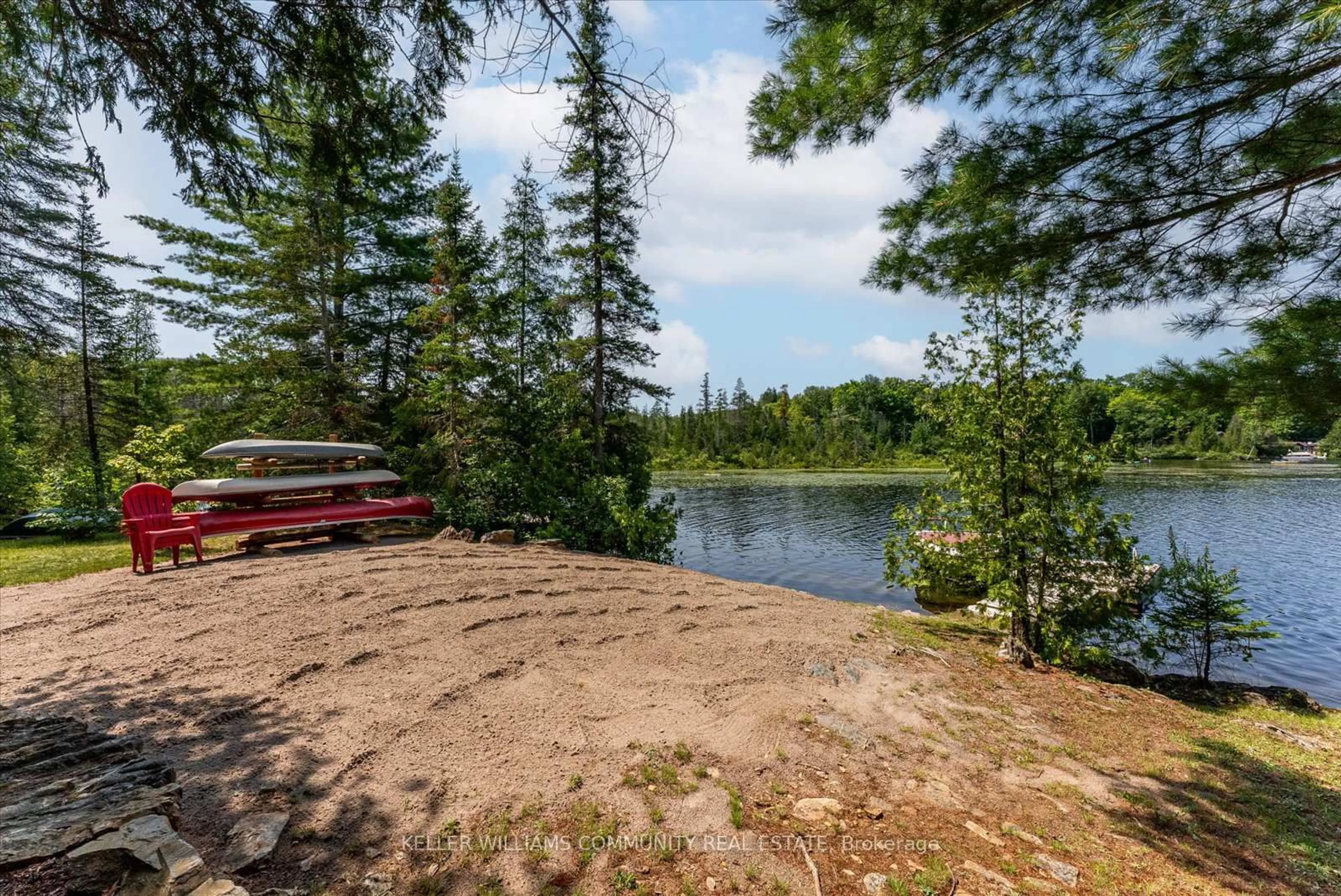 Patio, water/lake/river/ocean view for 303 Maple Landing Lane, Hastings Ontario K0L 1W0