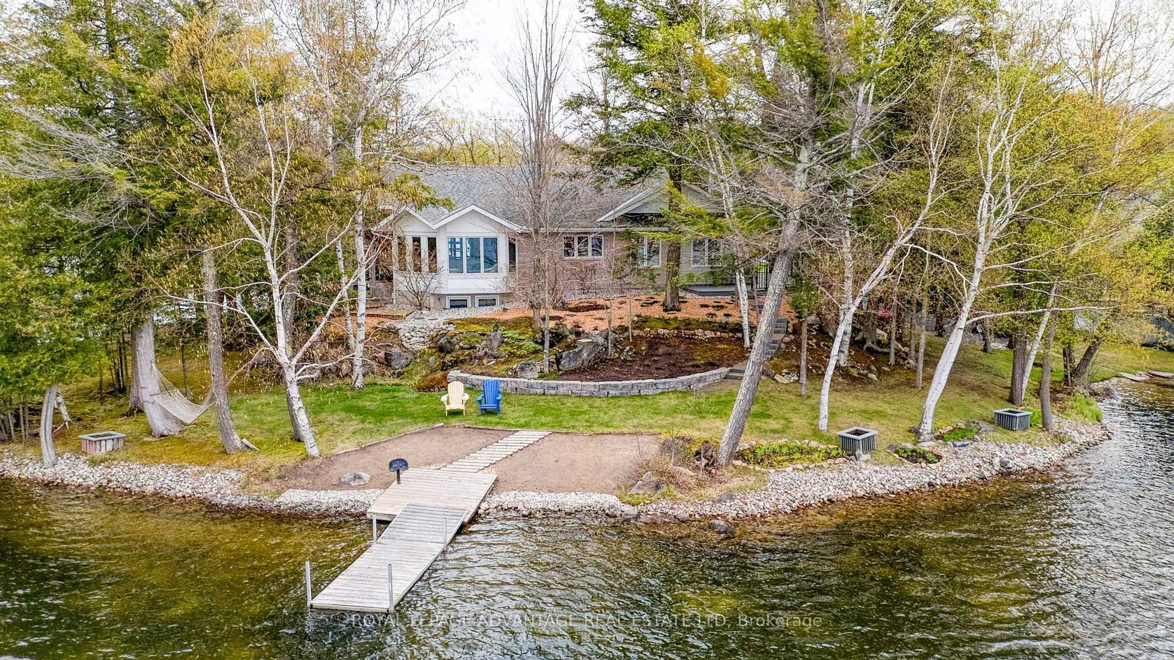 A pic from outside/outdoor area/front of a property/back of a property/a pic from drone, water/lake/river/ocean view for 178 Parsons Way, Lanark Ontario K0G 1K0