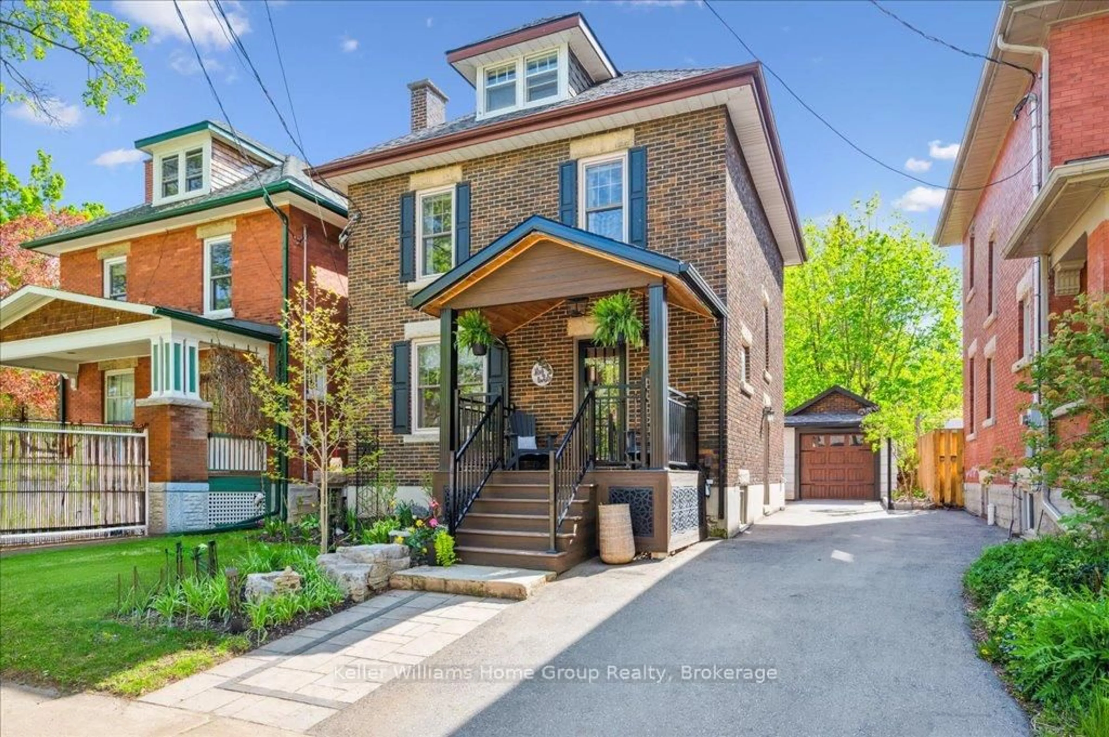 Home with brick exterior material, street for 18 Central St, Guelph Ontario N1H 4K6