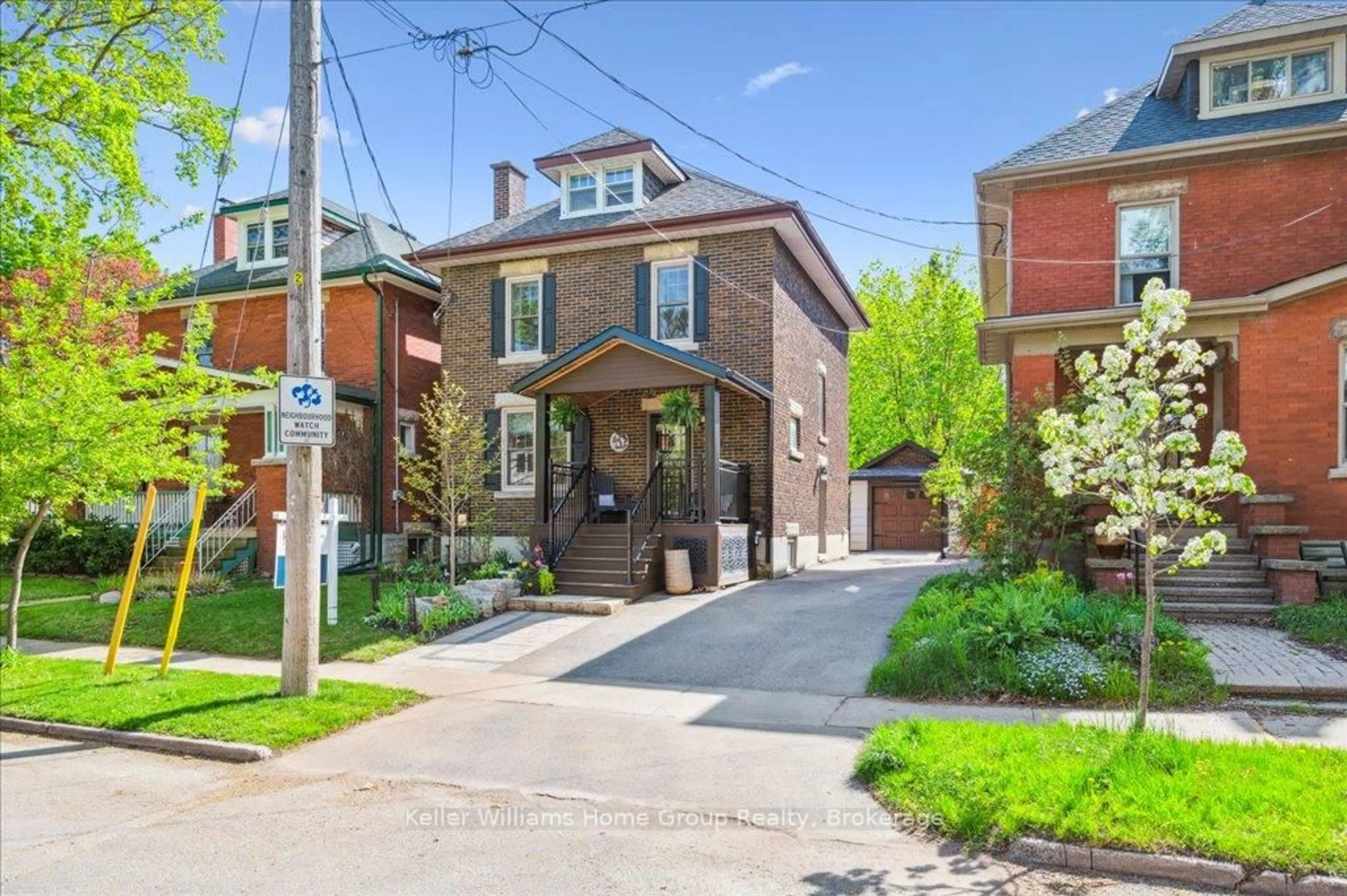 Home with brick exterior material, street for 18 Central St, Guelph Ontario N1H 4K6