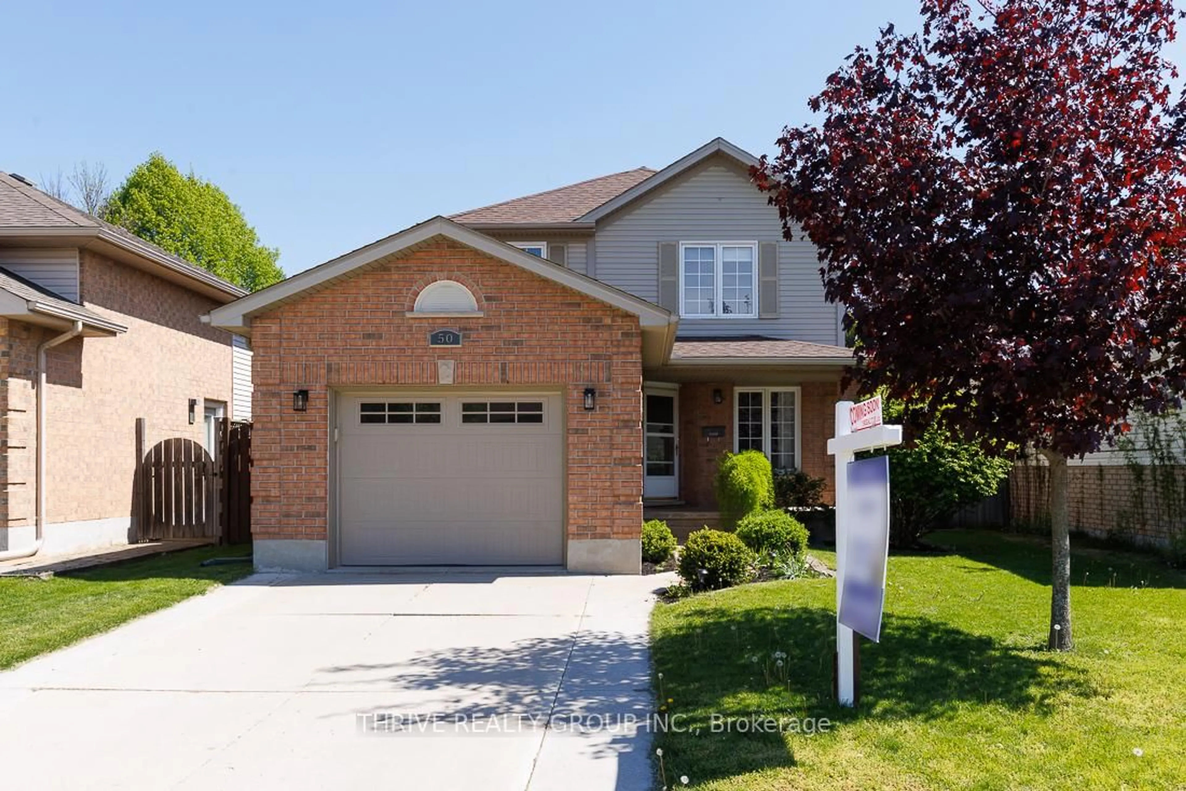Home with brick exterior material, street for 50 Moffatt Lane, Strathroy-Caradoc Ontario N7G 3Z8
