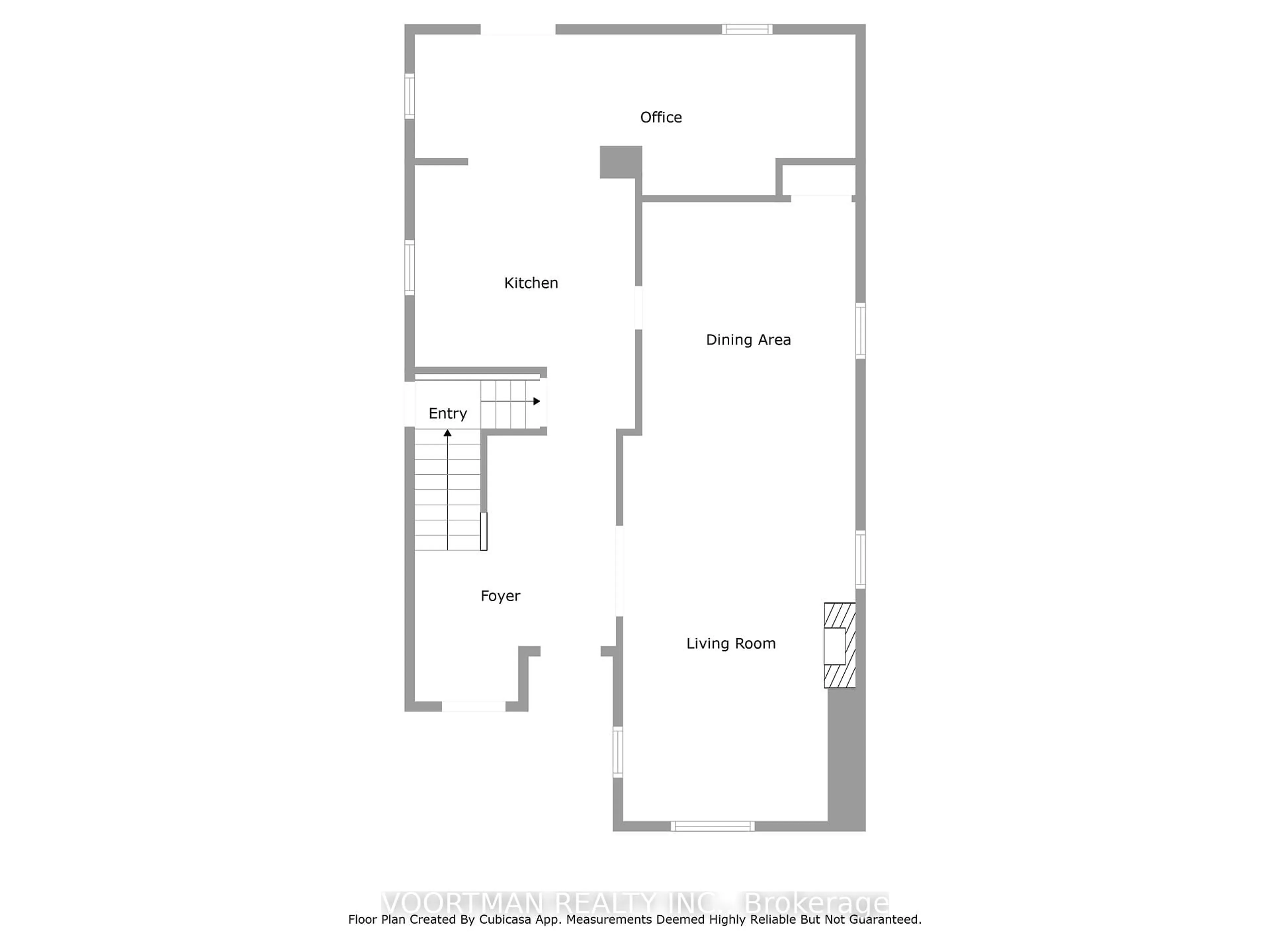 Floor plan for 75 London St, Hamilton Ontario L8H 4B4