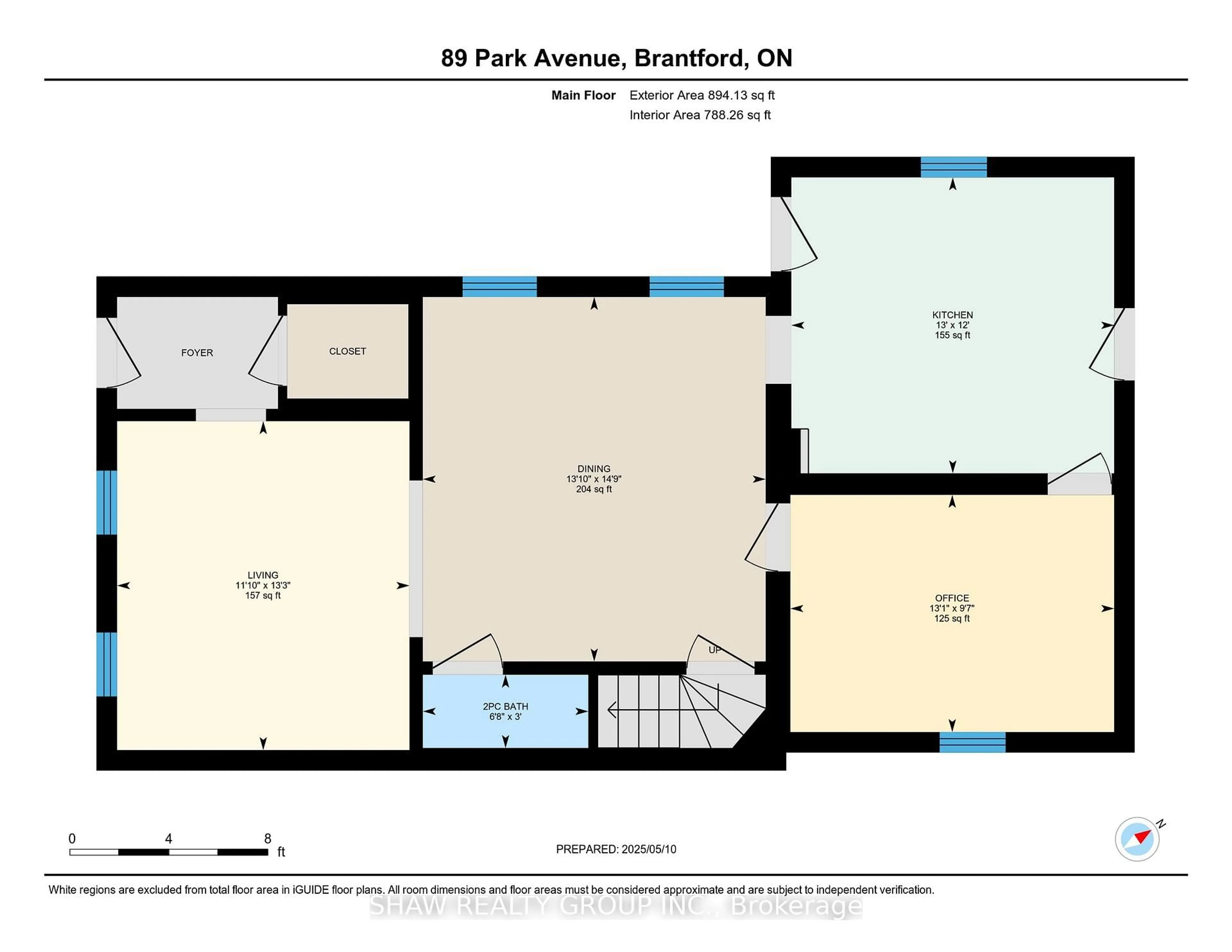 Floor plan for 89 Park Ave, Brantford Ontario N3S 5H4