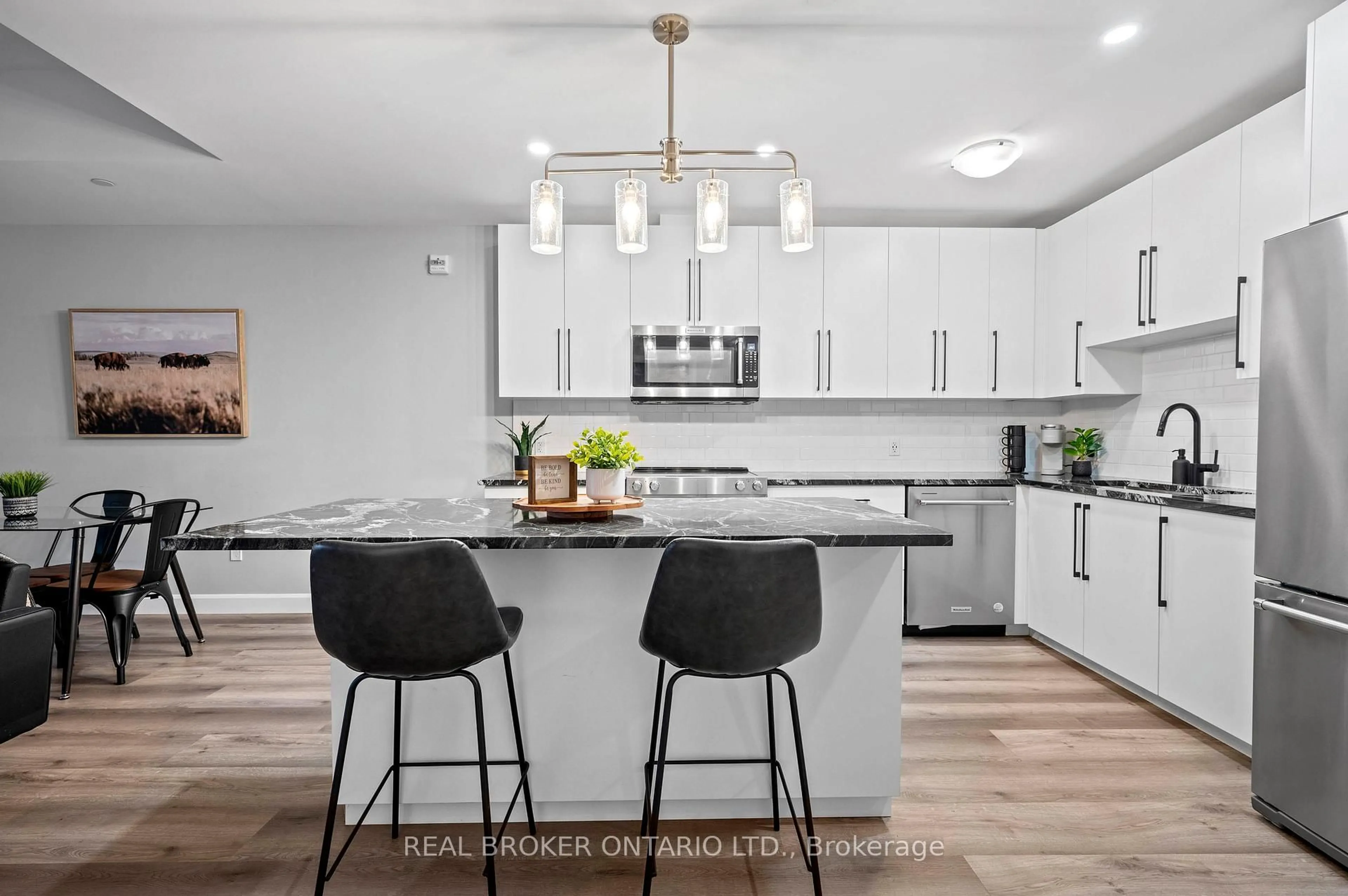 Open concept kitchen, unknown for 51 David St #207, Kitchener Ontario N2G 0E8
