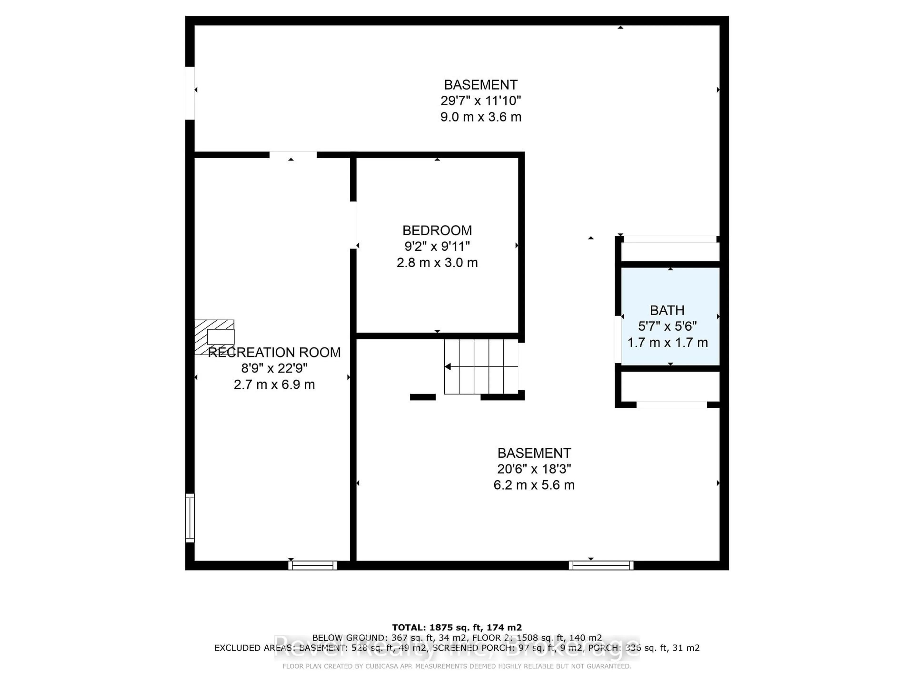 Floor plan for 1234 Miriam Dr, Bracebridge Ontario P1L 1X1