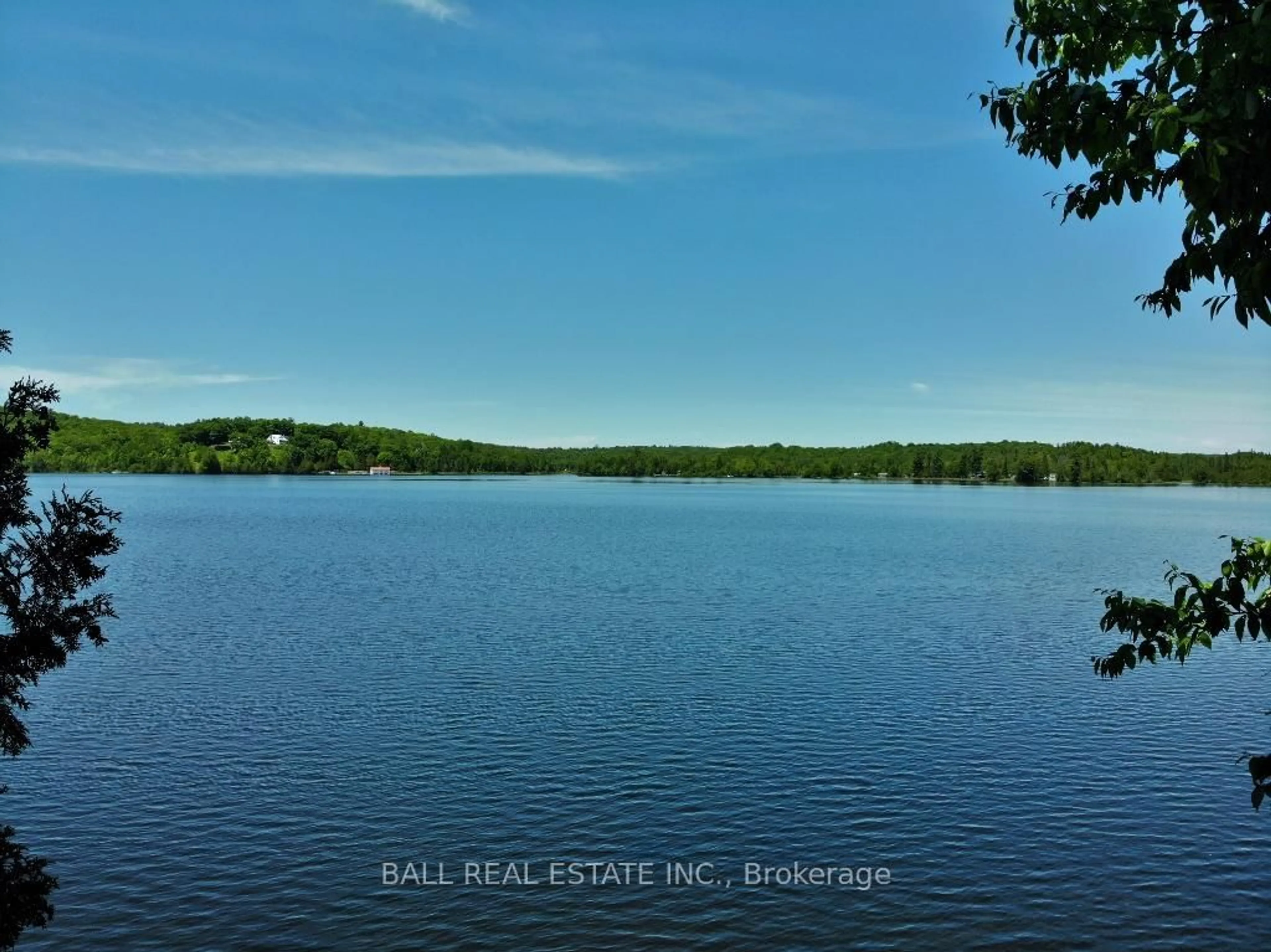 A pic from outside/outdoor area/front of a property/back of a property/a pic from drone, water/lake/river/ocean view for 1805 McGillivray Rd, Highlands East Ontario K0L 1C0