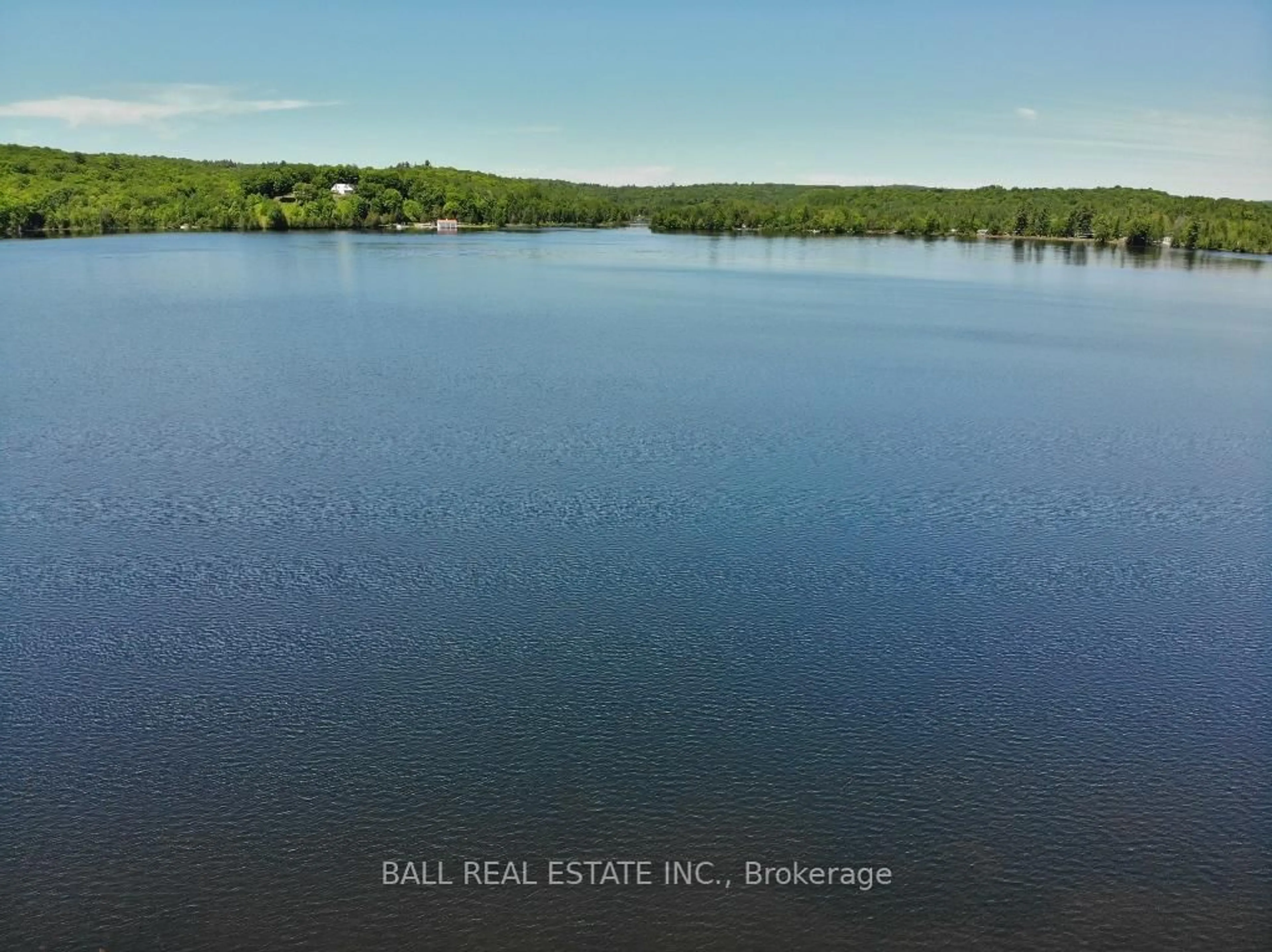 A pic from outside/outdoor area/front of a property/back of a property/a pic from drone, water/lake/river/ocean view for 1805 McGillivray Rd, Highlands East Ontario K0L 1C0