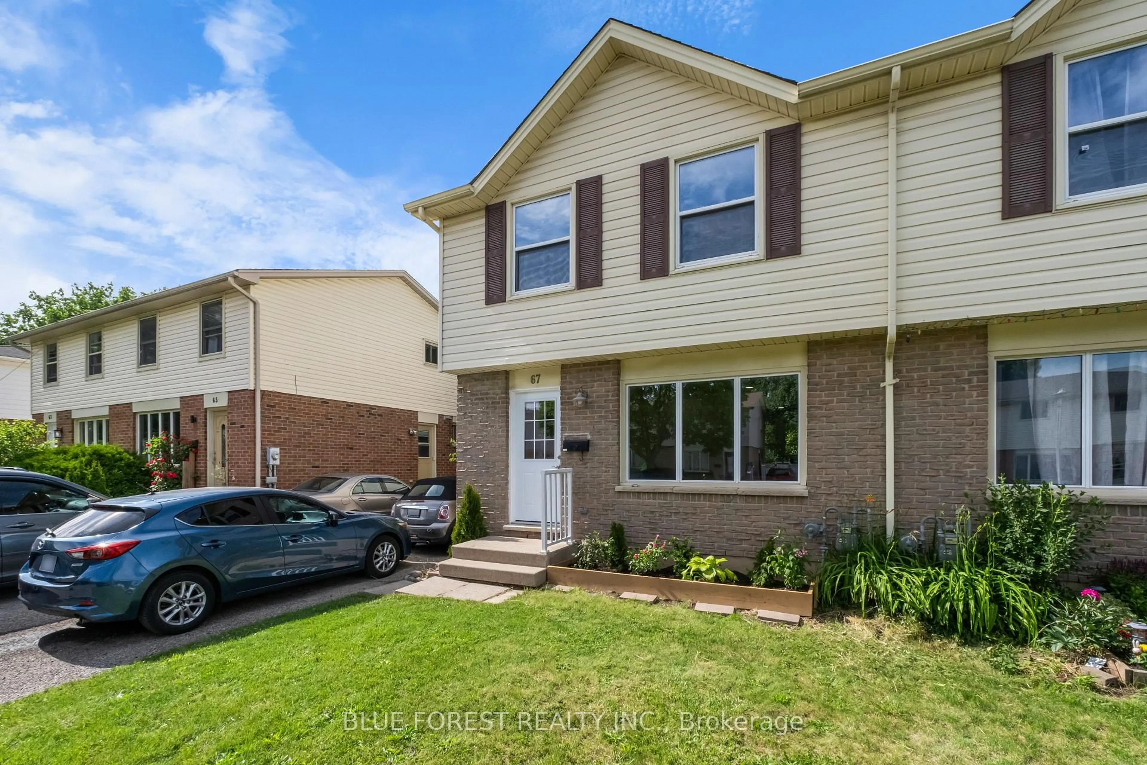 Home with brick exterior material, street for 67 Pauline Cres, London South Ontario N6E 2L2
