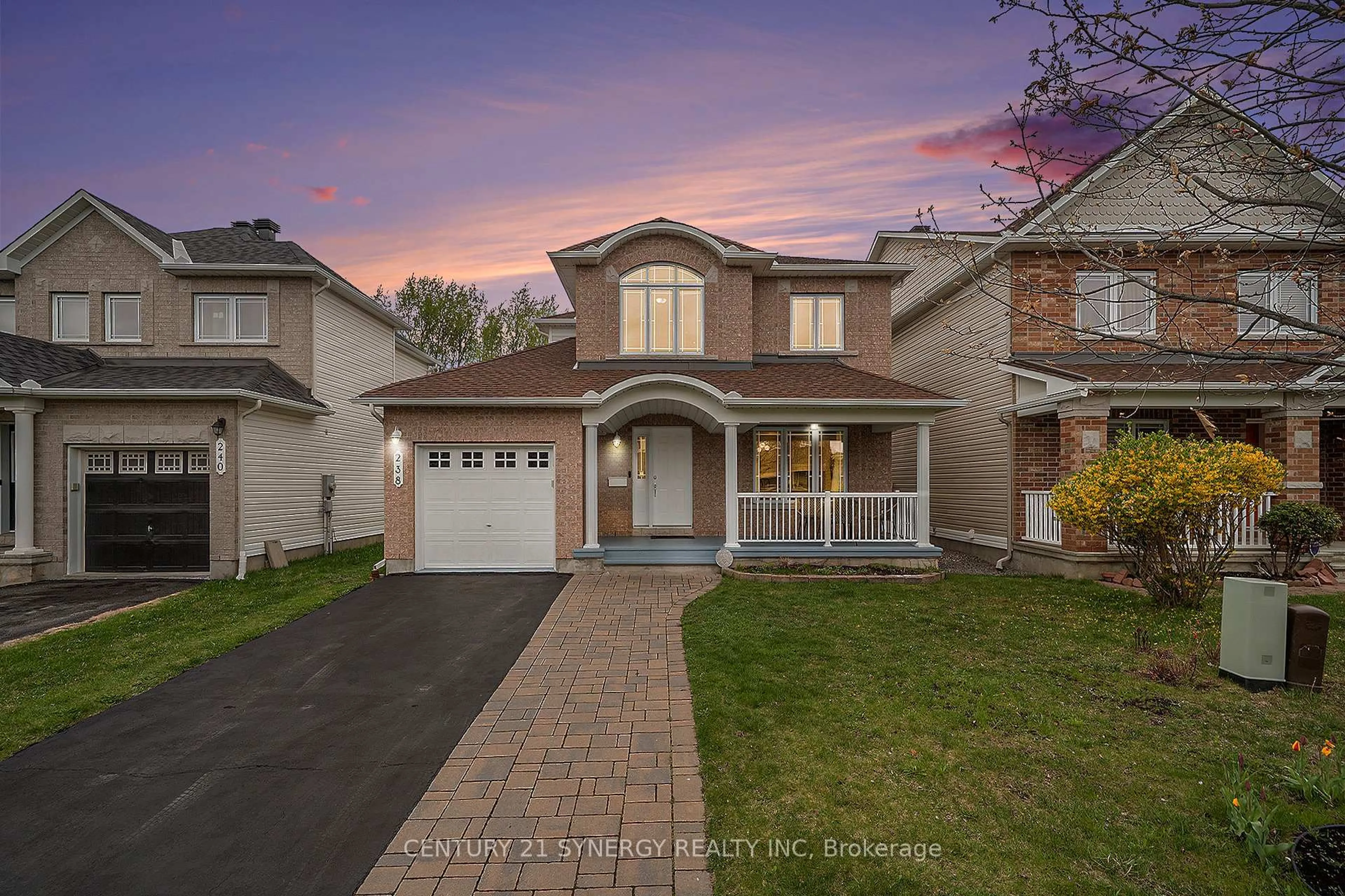 Home with brick exterior material, street for 238 Monaco Pl, Ottawa Ontario K4A 0G8
