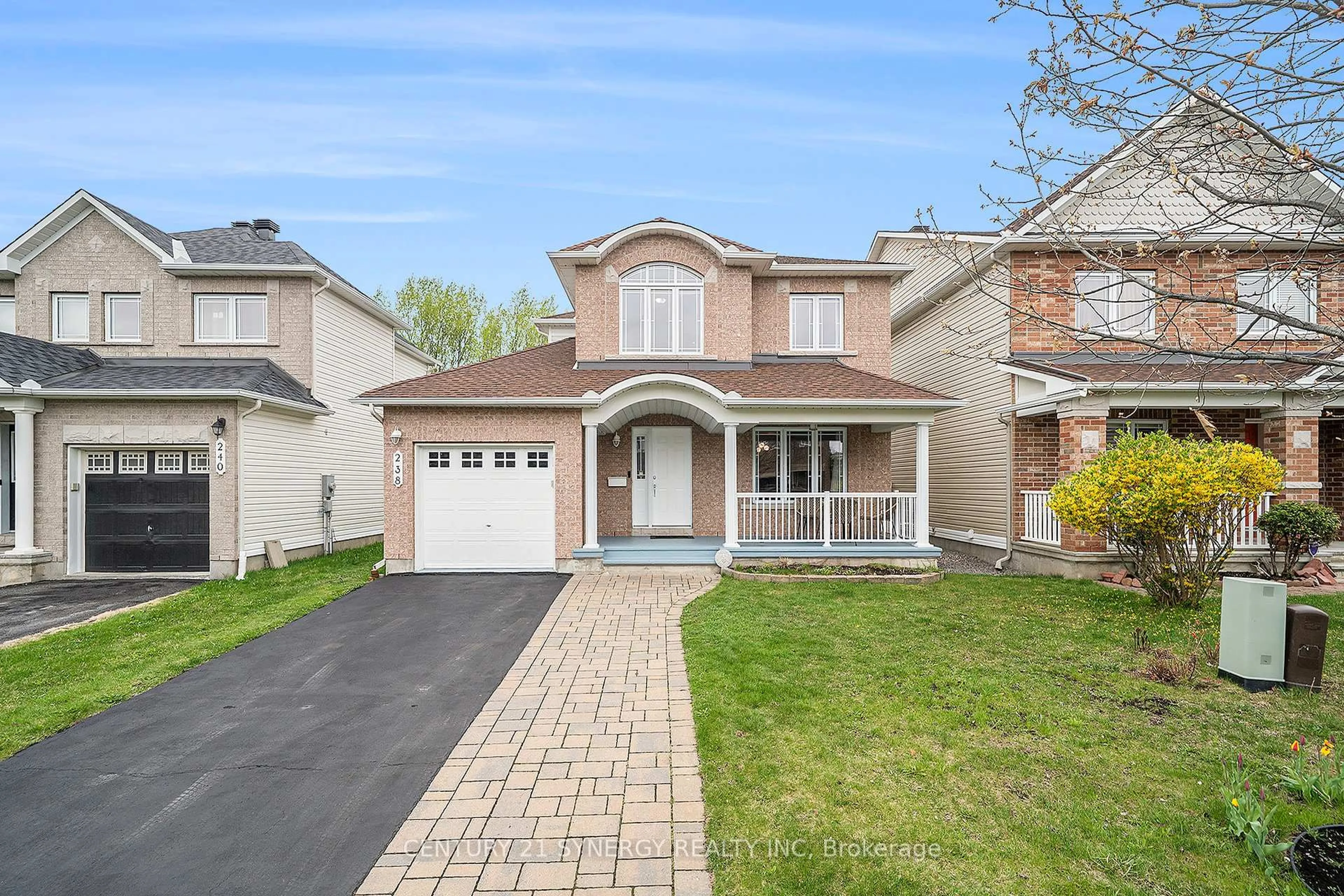 Home with brick exterior material, street for 238 Monaco Pl, Ottawa Ontario K4A 0G8