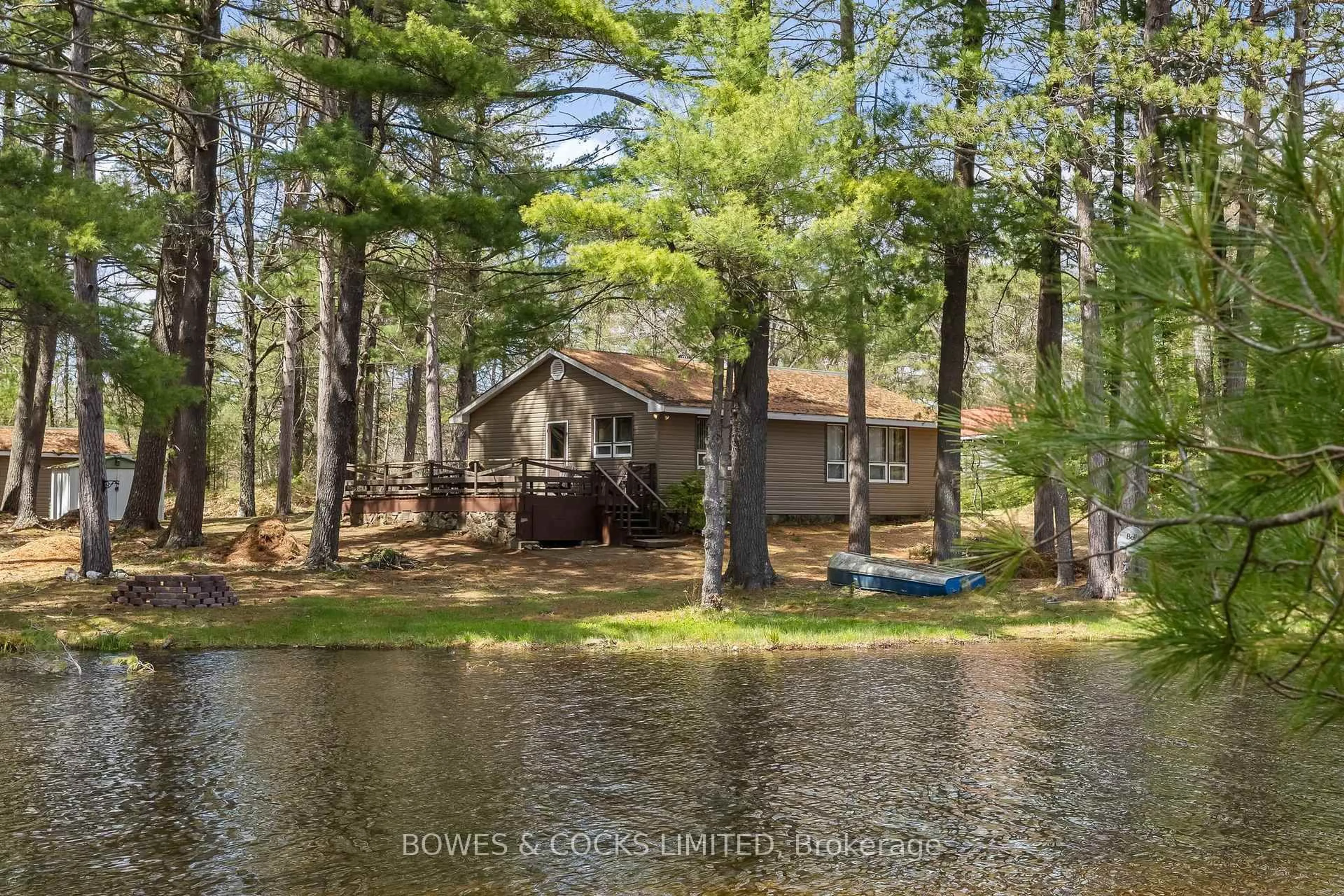A pic from outside/outdoor area/front of a property/back of a property/a pic from drone, water/lake/river/ocean view for 56 Fire Route 80B N/A, Havelock-Belmont-Methuen Ontario K0L 1Z0
