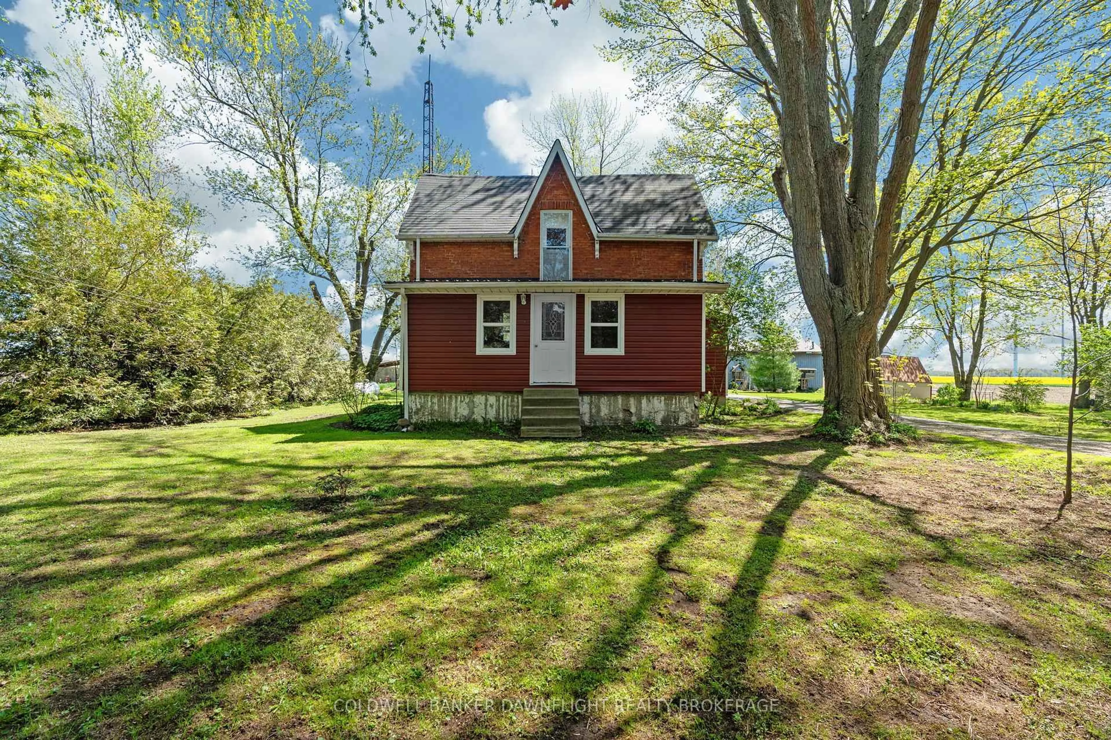 A pic from outside/outdoor area/front of a property/back of a property/a pic from drone, street for 70696 Shipka Line, South Huron Ontario N0M 1N0