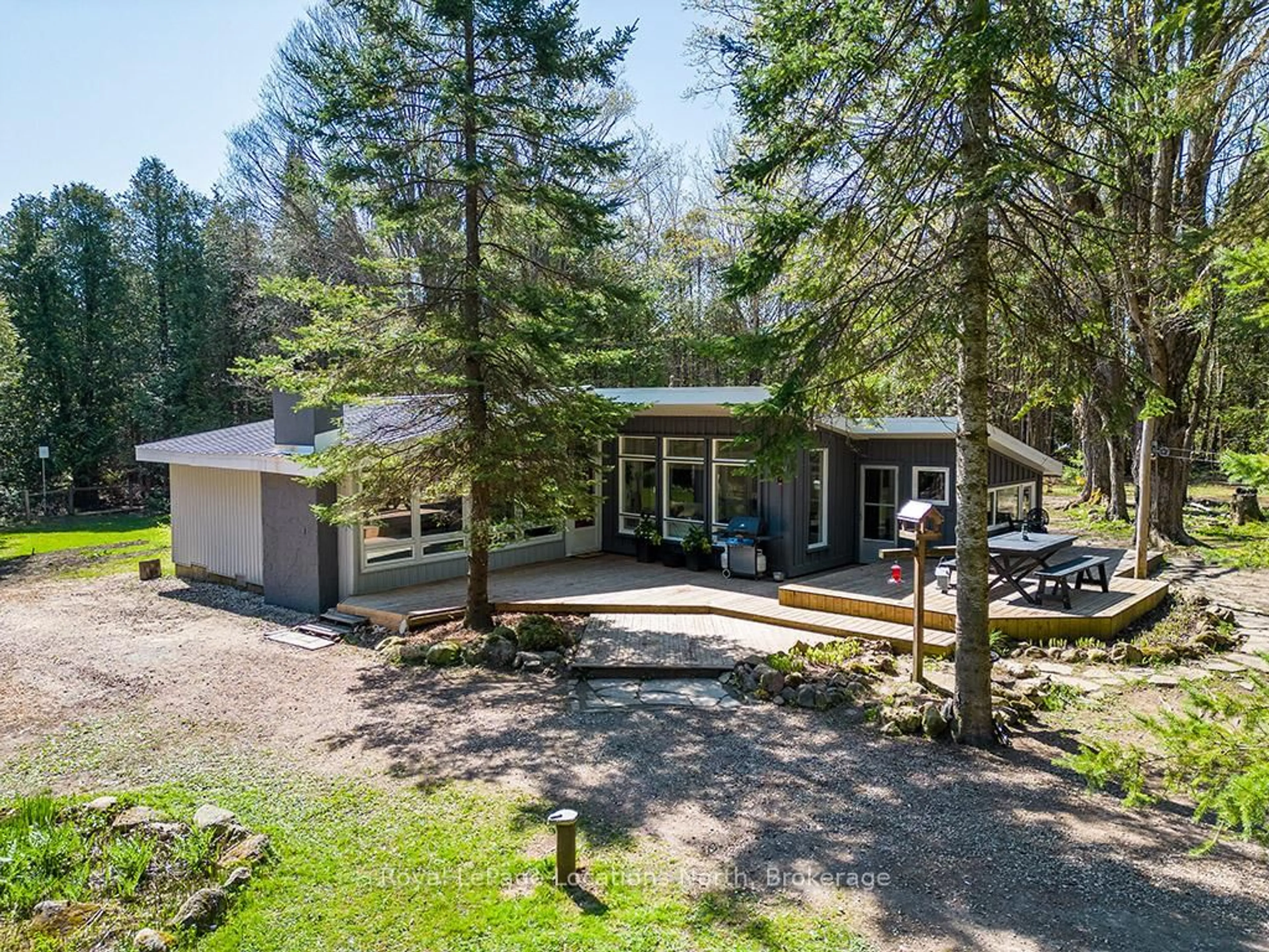 A pic from outside/outdoor area/front of a property/back of a property/a pic from drone, forest/trees view for 354515 Osprey-Artemesia Townline, Grey Highlands Ontario N0C 1E0