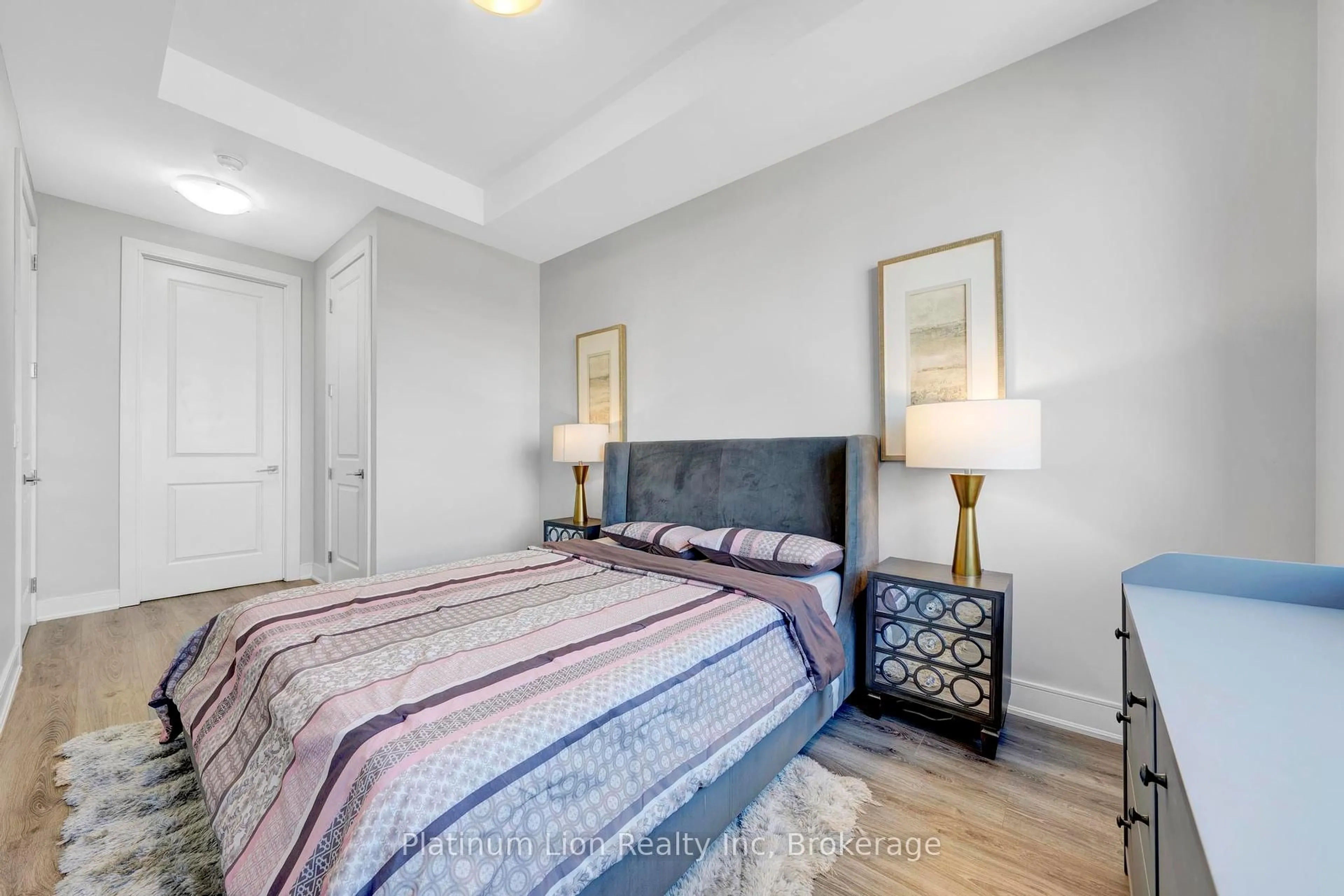 Bedroom with bed, unknown for 150 Main St #704, Hamilton Ontario L8P 1H8