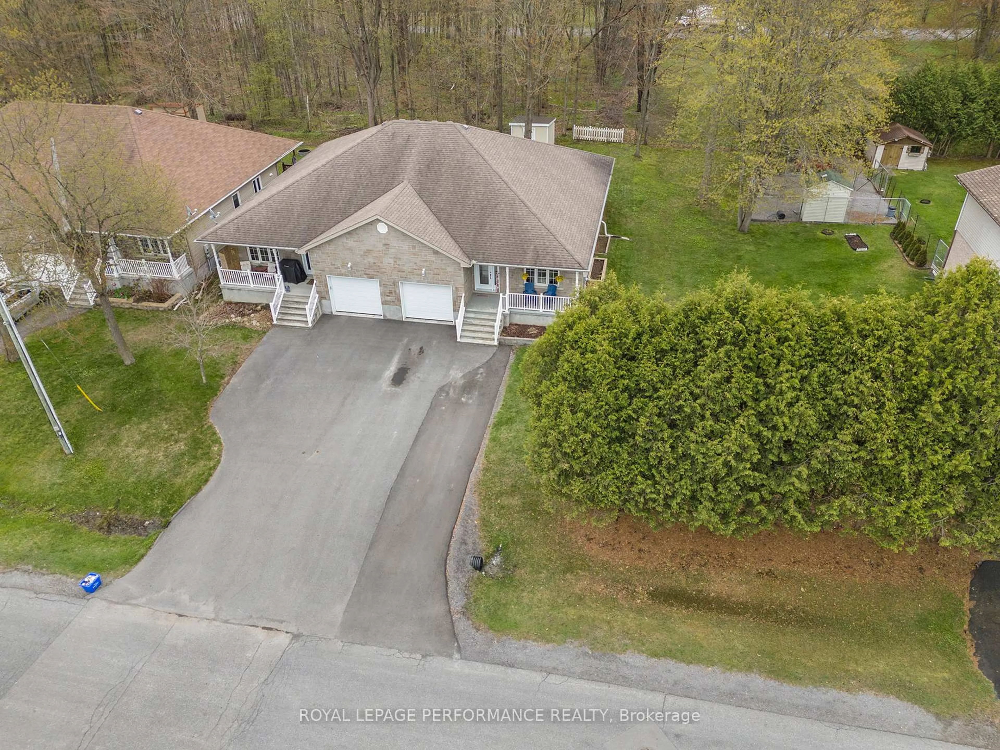 A pic from outside/outdoor area/front of a property/back of a property/a pic from drone, street for 13 Bourque St, The Nation Ontario K0A 2M0