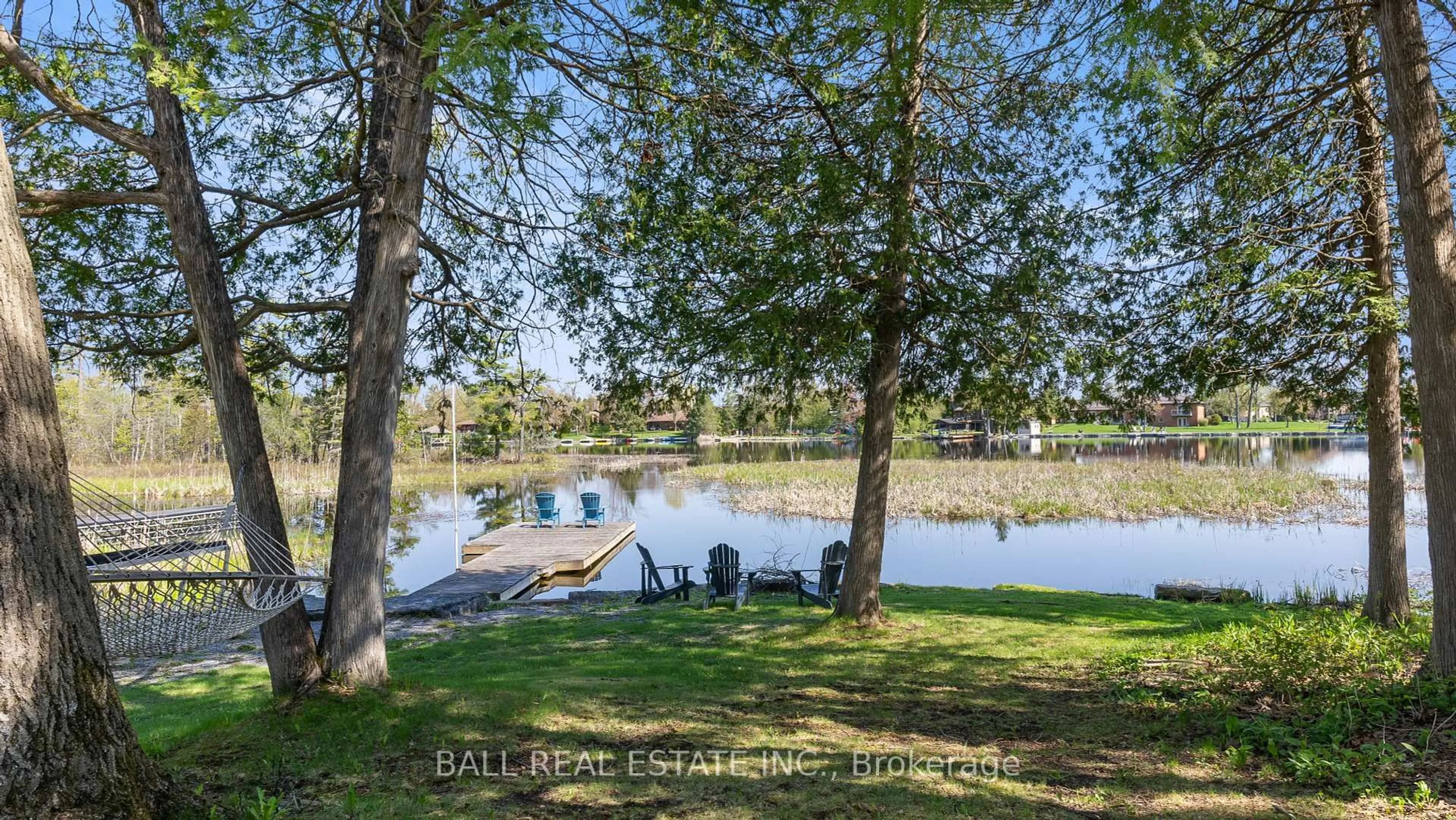 A pic from outside/outdoor area/front of a property/back of a property/a pic from drone, water/lake/river/ocean view for 24 Little Bob Dr, Kawartha Lakes Ontario K0M 1A0
