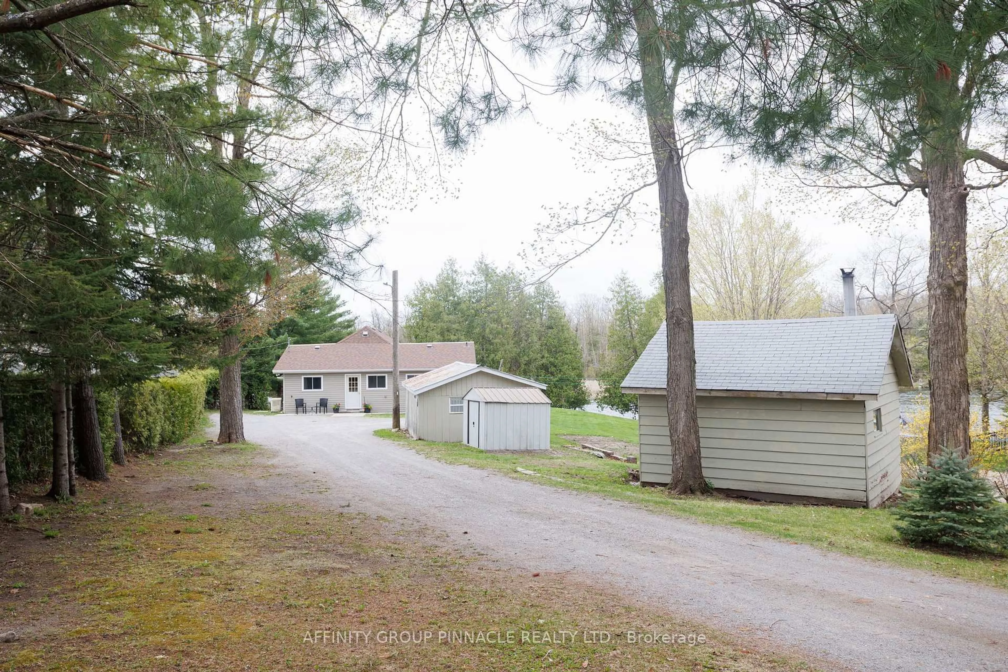 A pic from outside/outdoor area/front of a property/back of a property/a pic from drone, street for 106 Coldstream Rd, Kawartha Lakes Ontario K0M 1N0