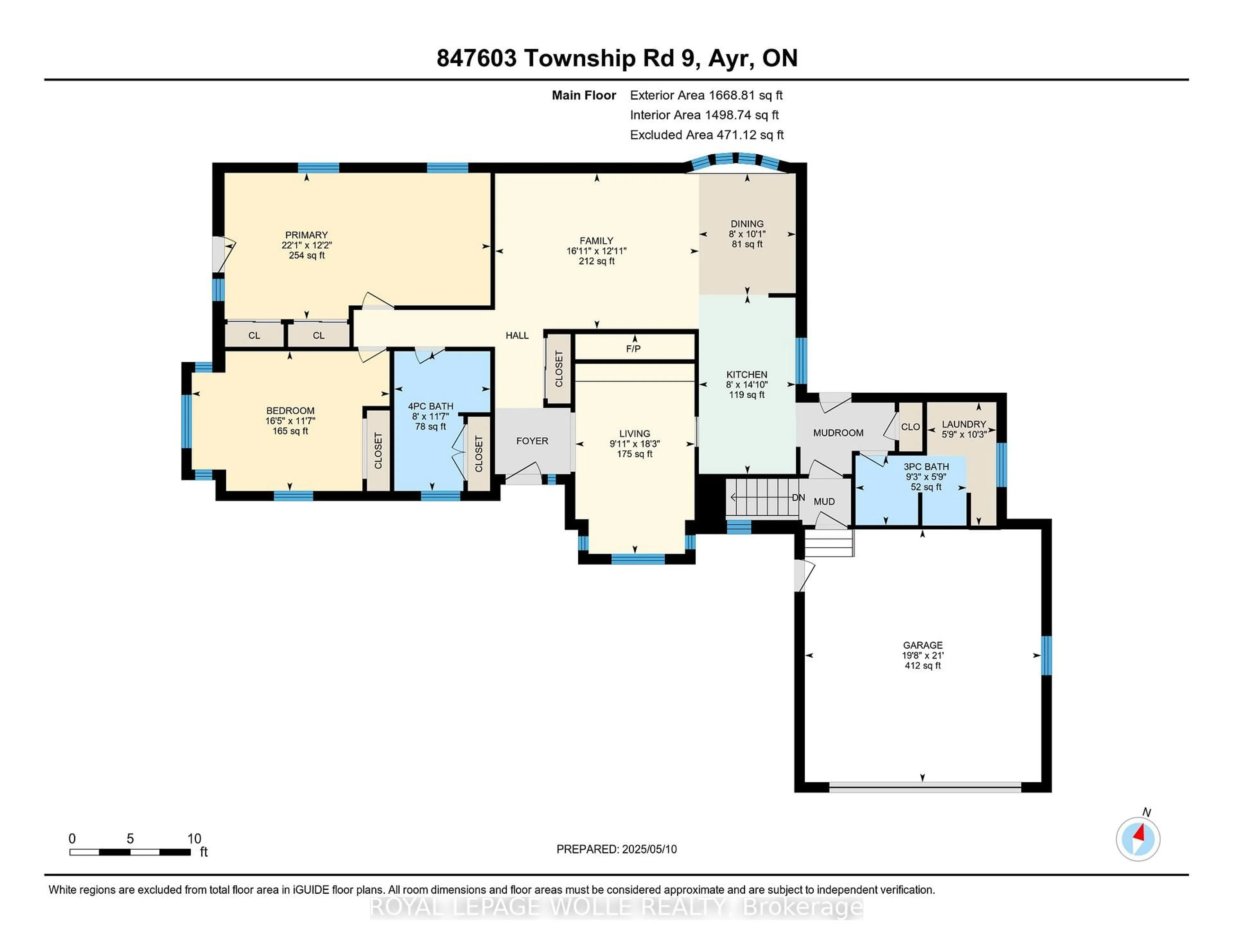 Floor plan for 847603 TOWNSHIP ROAD 9 N/A, Blandford-Blenheim Ontario N0B 1E0