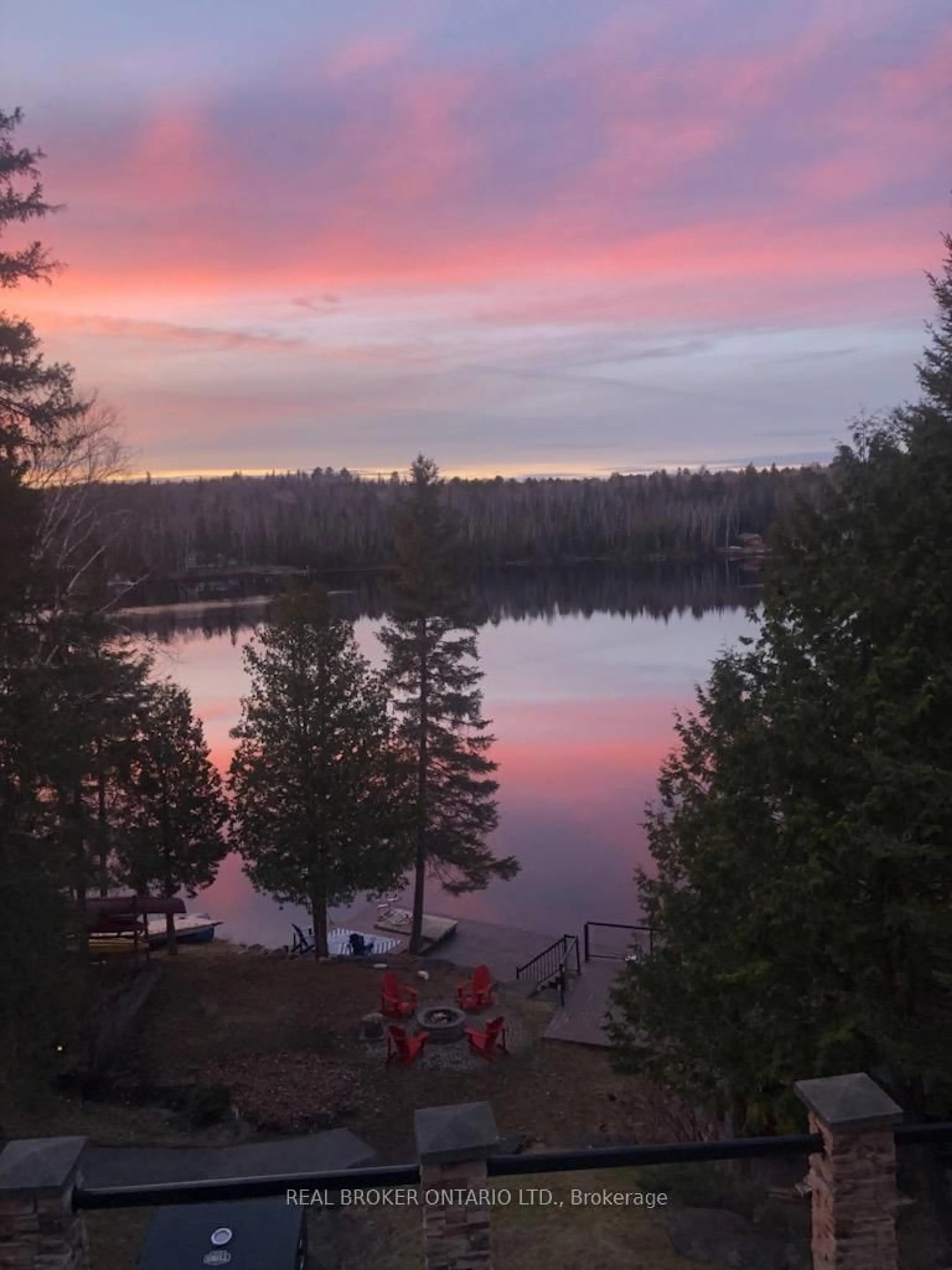 A pic from outside/outdoor area/front of a property/back of a property/a pic from drone, water/lake/river/ocean view for 100 Riverview Rd, Markstay-Warren Ontario P0M 3C0