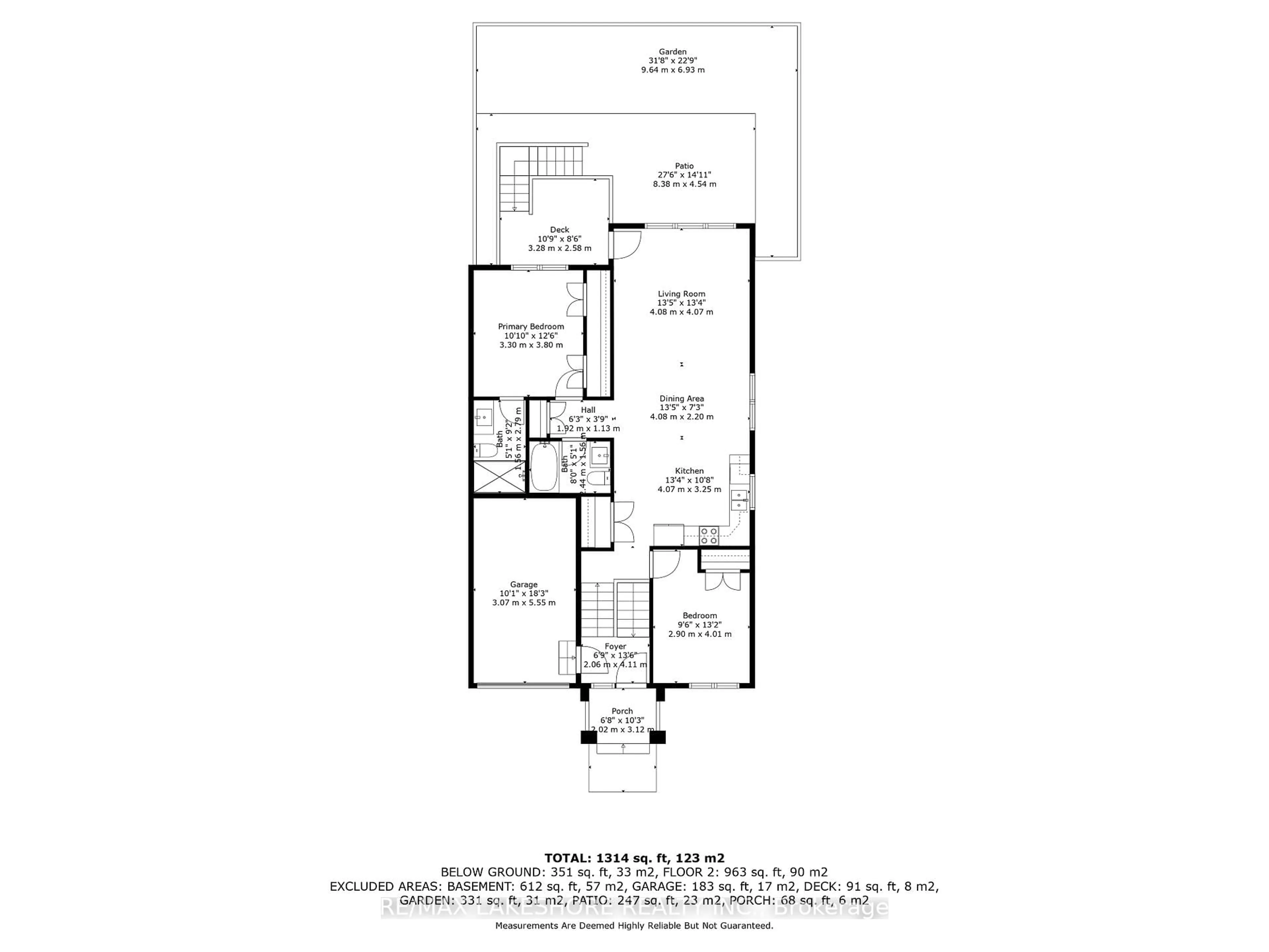 Floor plan for 78 Cedar St, Brighton Ontario K0K 1H0