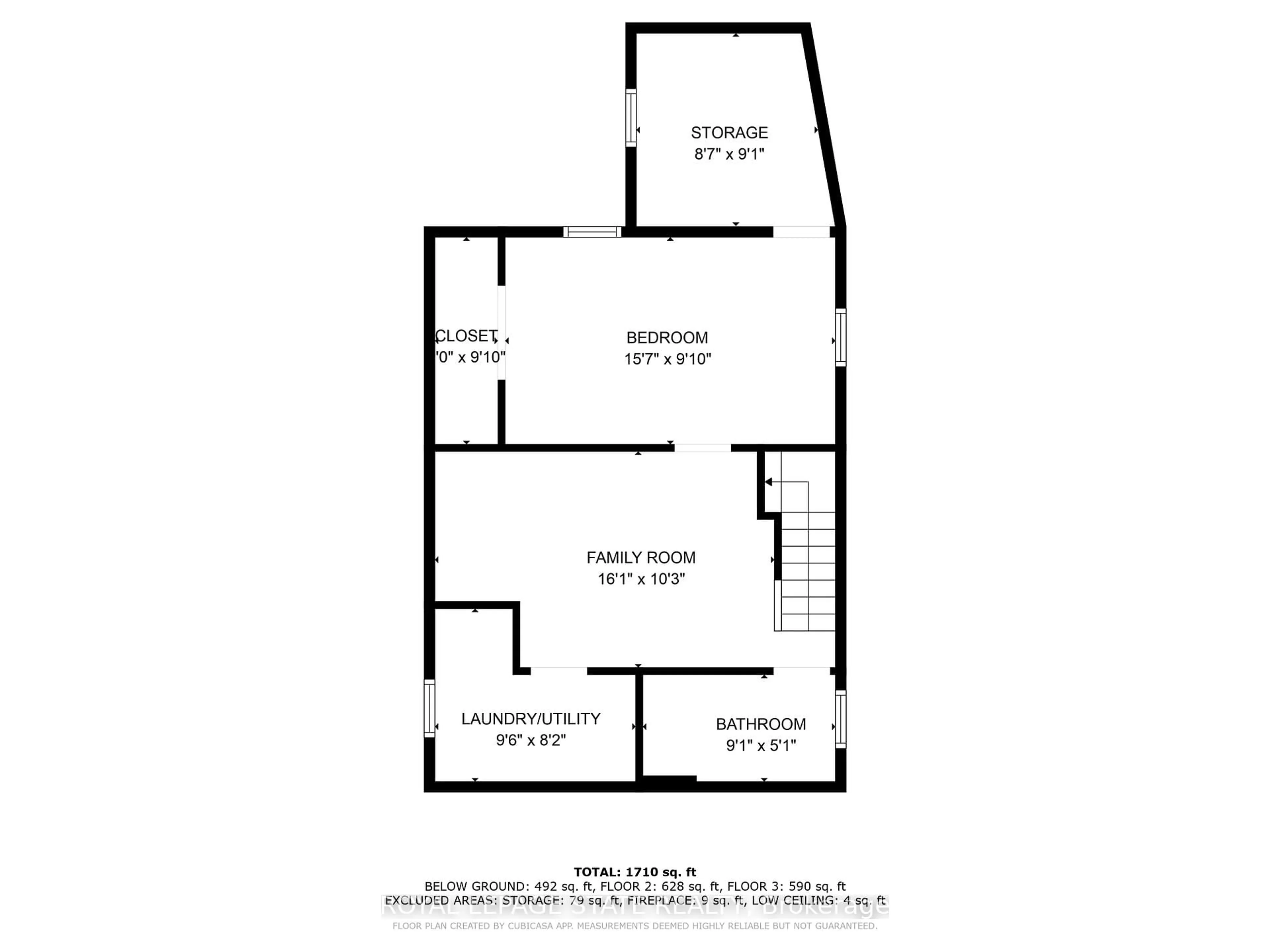 Floor plan for 1121 King St, Hamilton Ontario L8S 1L8